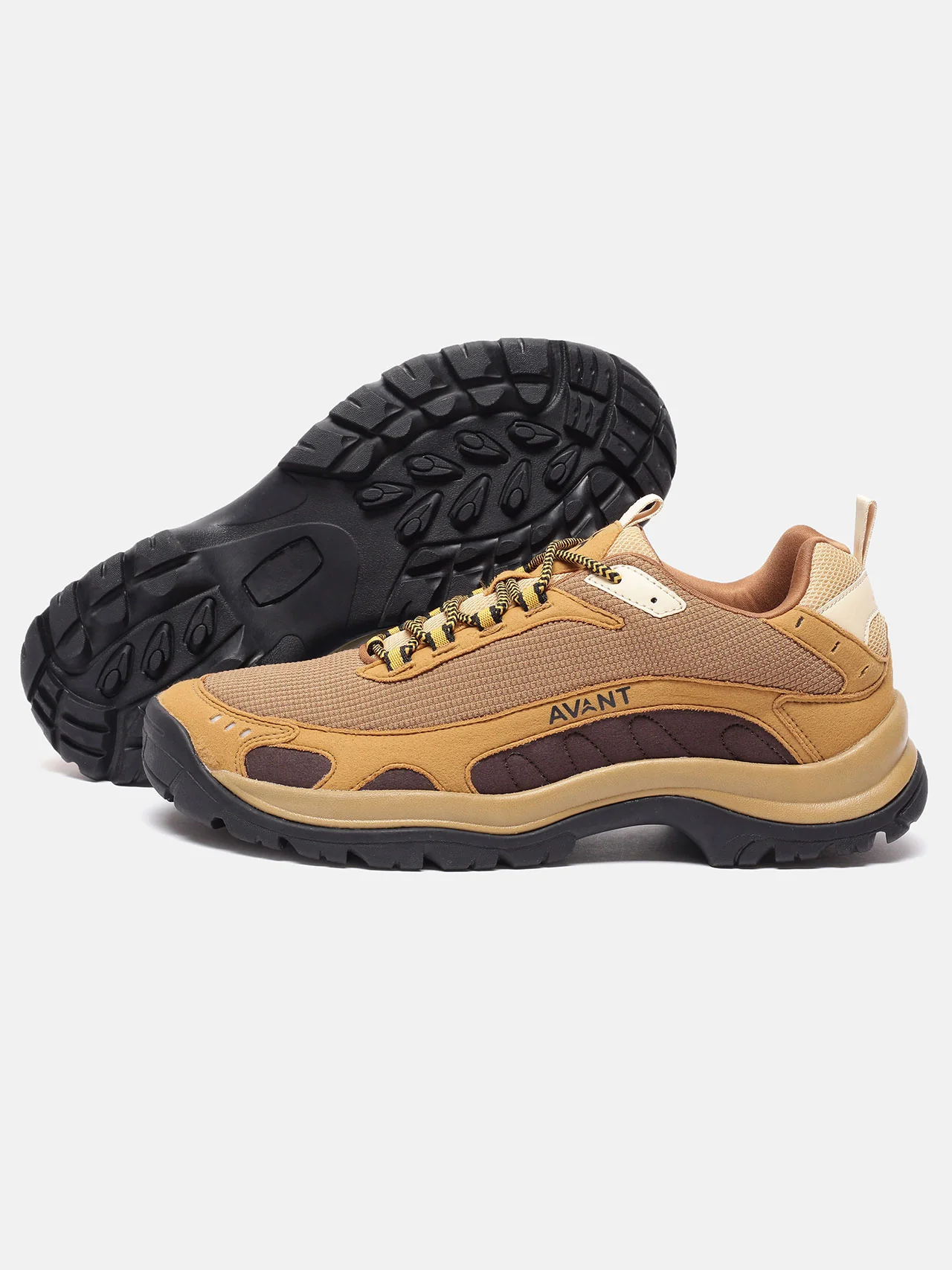 Avant Men's Atlas Walker Outdoor Shoes - Mustard - Image 5