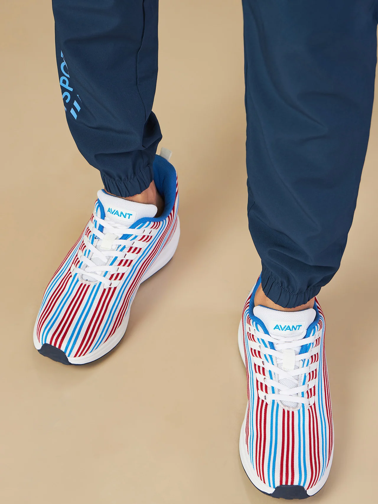 Avant Men's Bi-Strip Running Shoes - Multicolour - Image 2