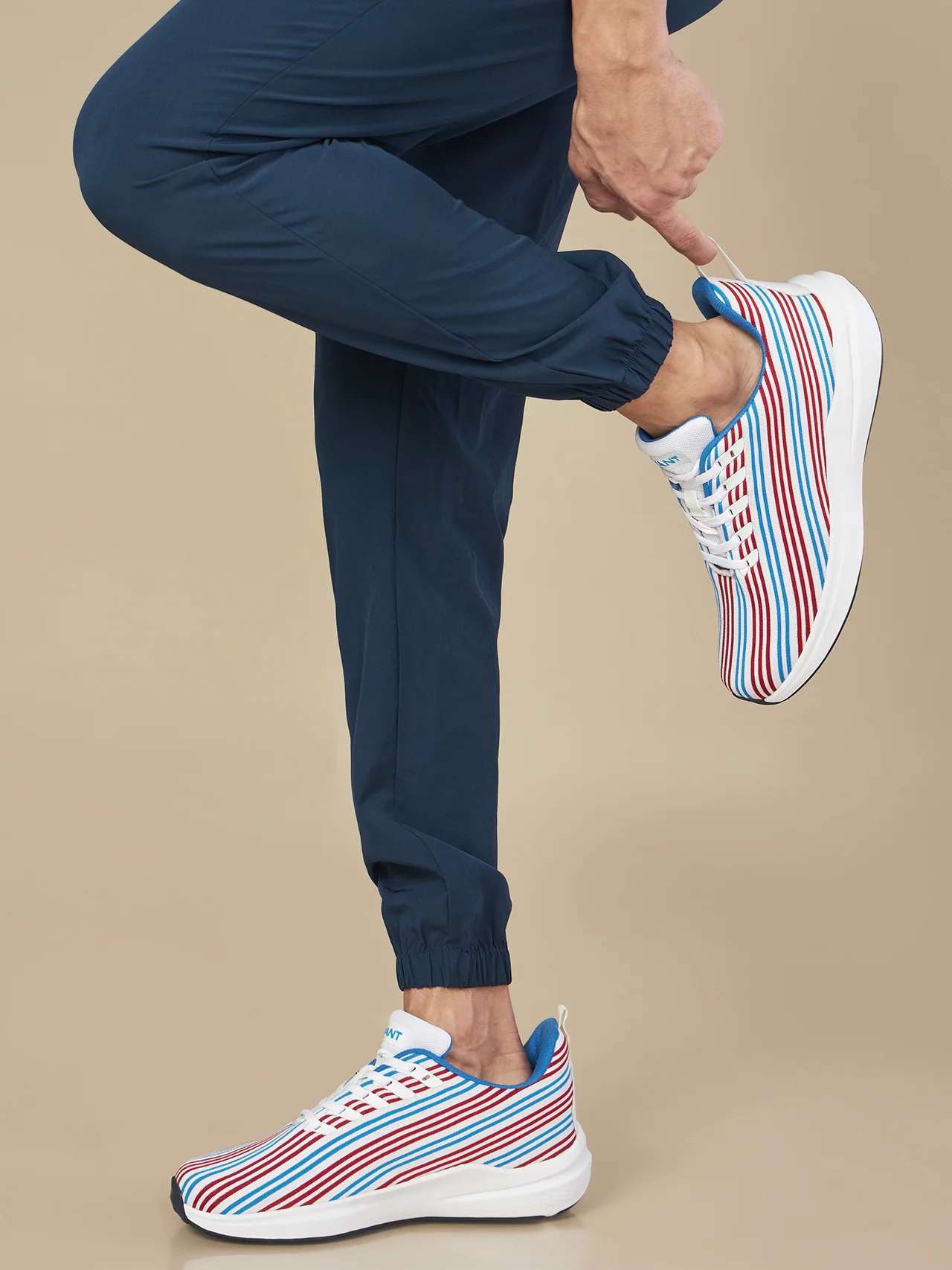 Avant Men's Bi-Strip Running Shoes - Multicolour - Image 7