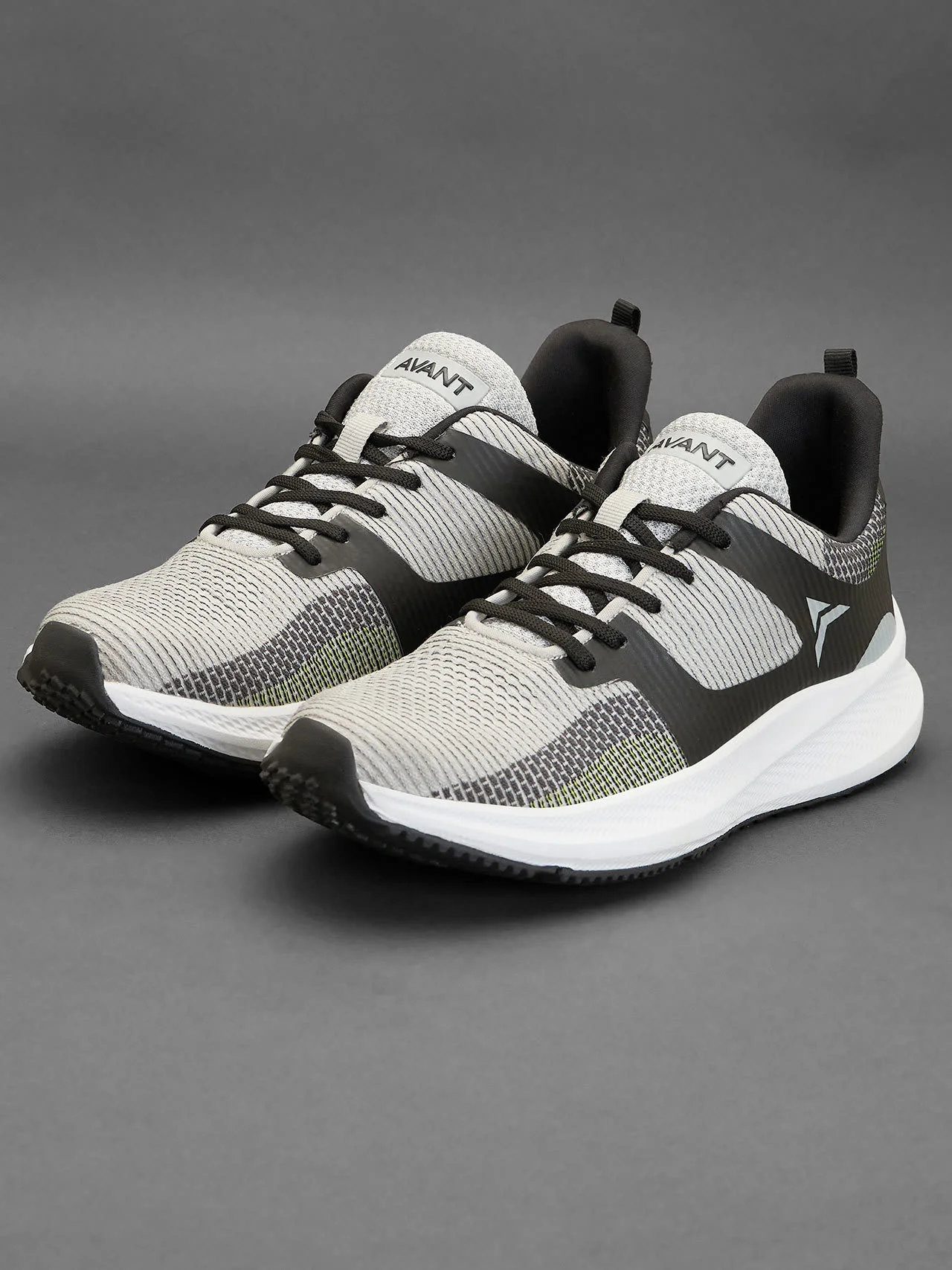 Avant Men's Boat Running shoes-Grey/Black - Image 3