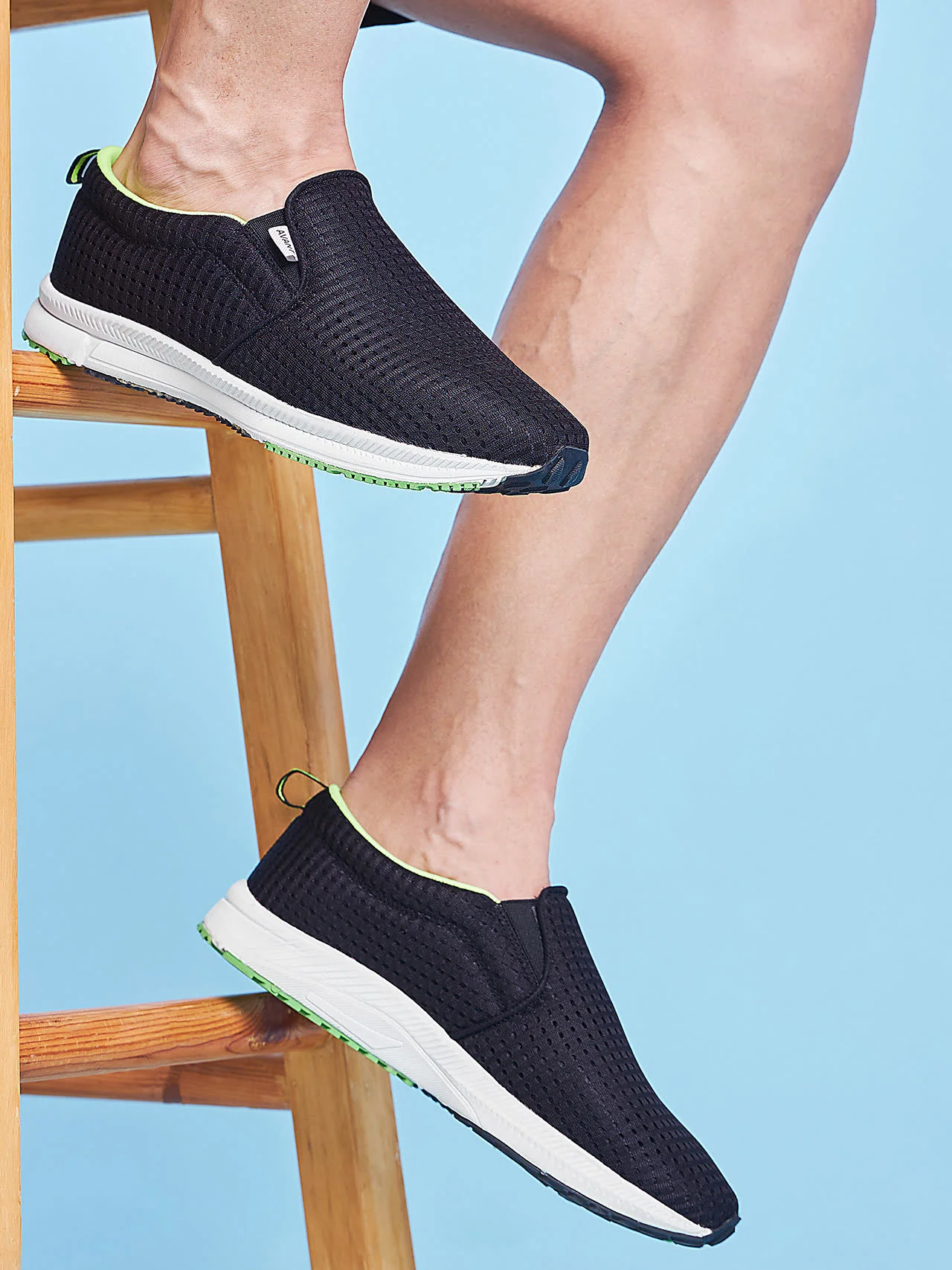 Avant Men's Bolt Slip-On Training Shoes - Black - Image 2