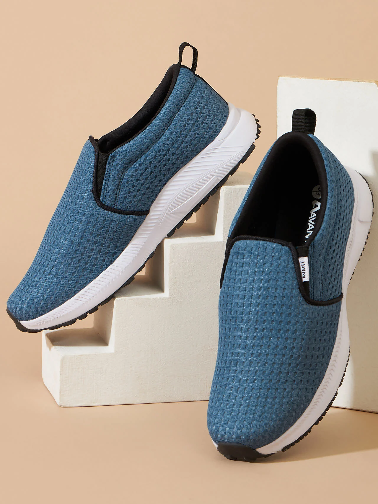 Avant Men'S Bolt Slip-On Walking/Training Shoes - Blue - Image 10