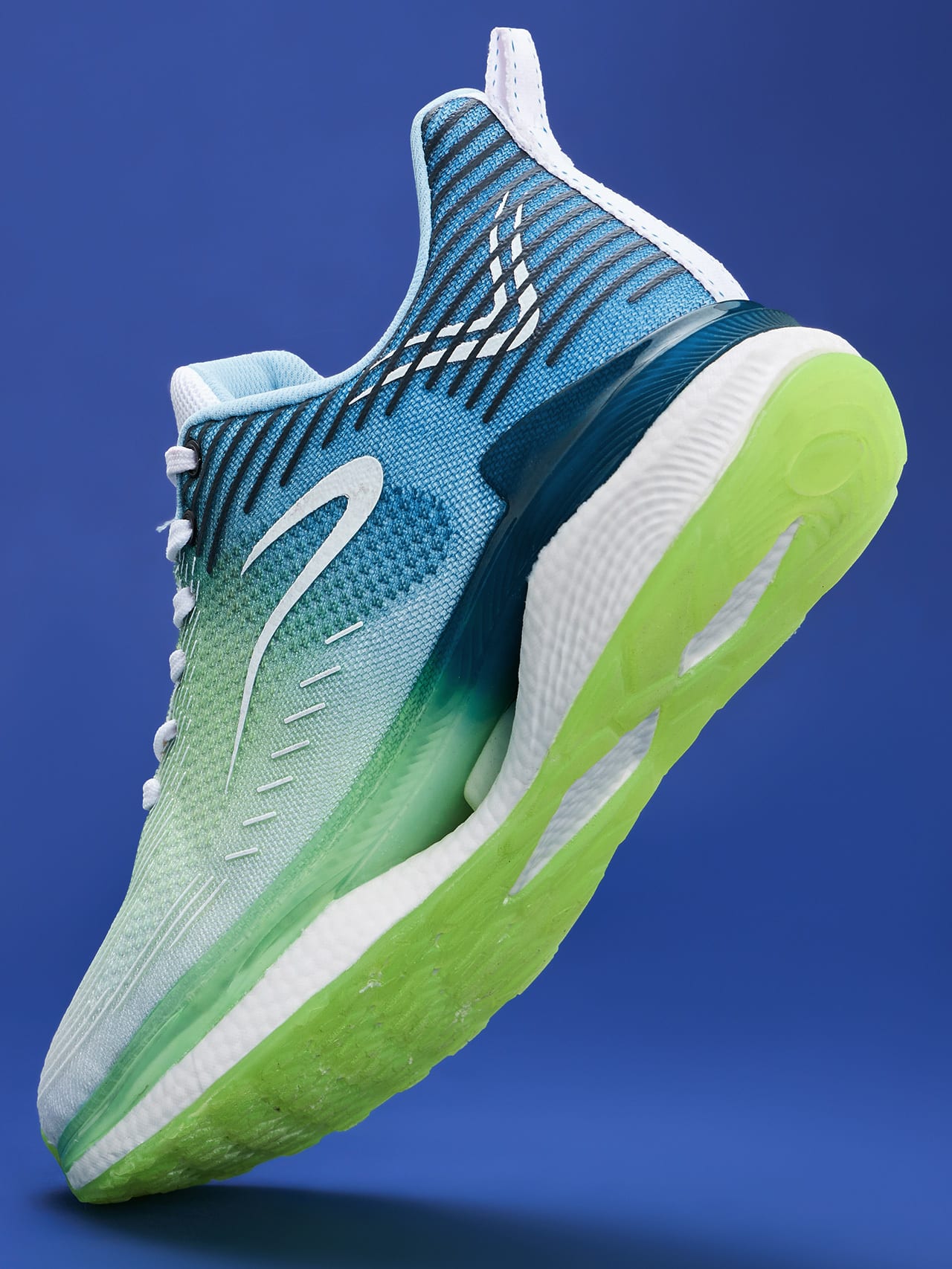 Avant Men's BounceMax Walking shoes-White/Blue/Green - Image 7