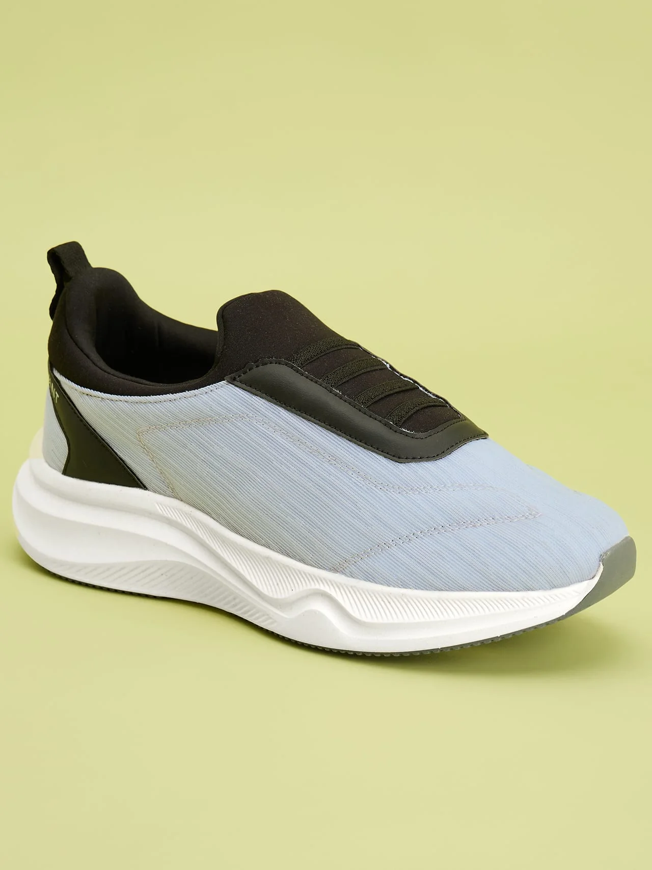 Avant Men's Brezza Slip-On Walking Shoes - Grey/Black - Image 3