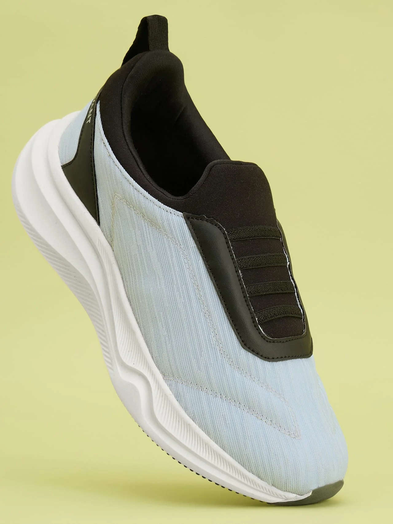 Avant Men's Brezza Slip-On Walking Shoes - Grey/Black - Image 5