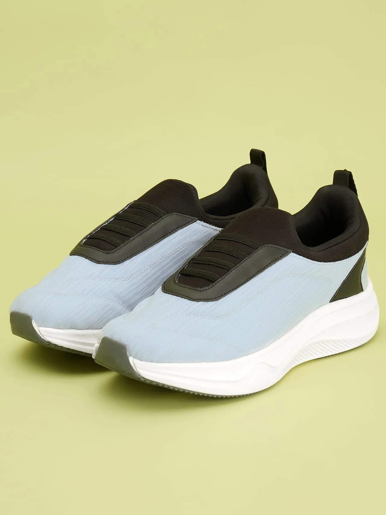Avant Men's Brezza Slip-On Walking Shoes - Grey/Black - Image 6
