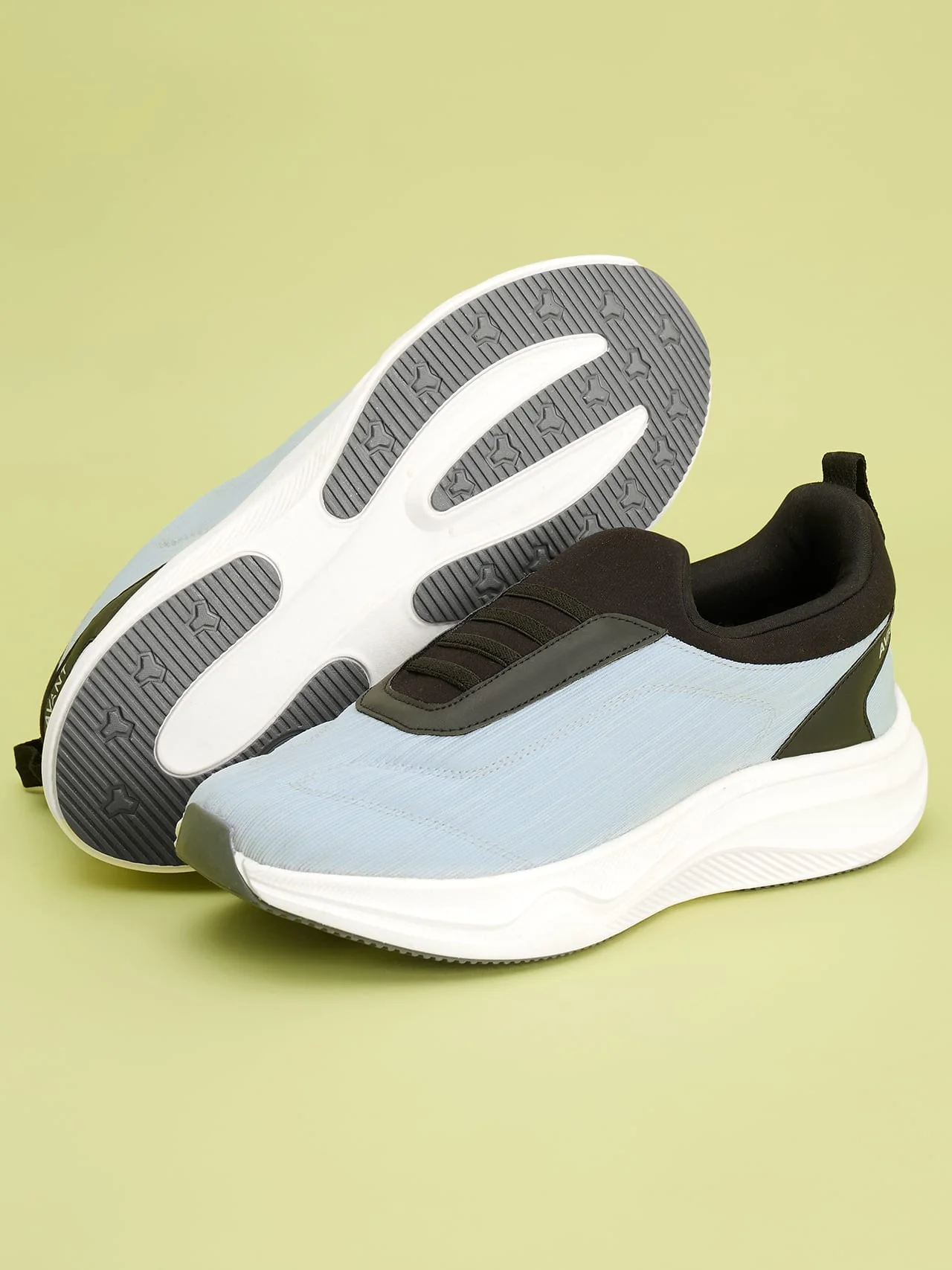 Avant Men's Brezza Slip-On Walking Shoes - Grey/Black - Image 7
