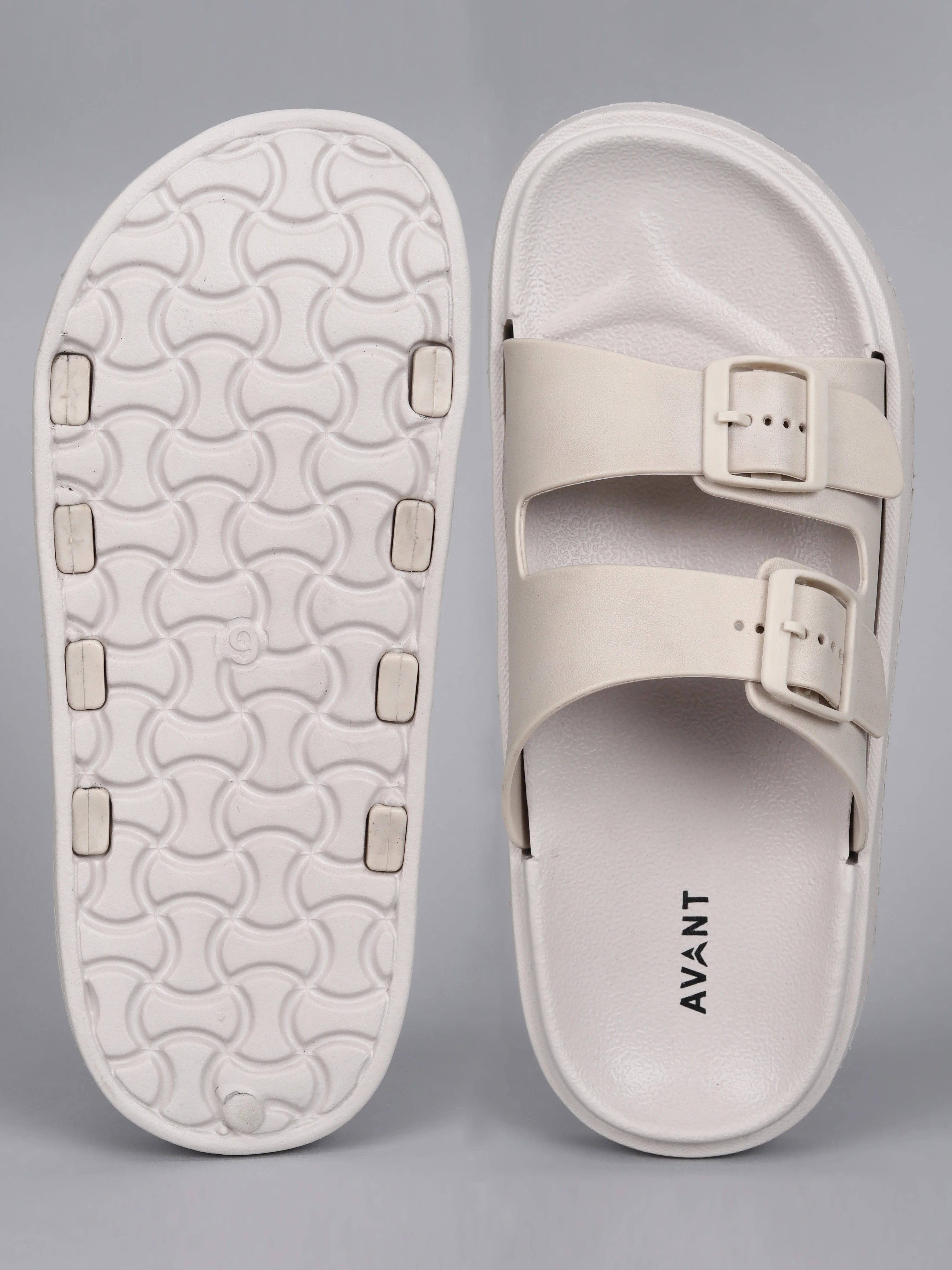 Avant Men’s Brisk Sliders - Cream - Image 4