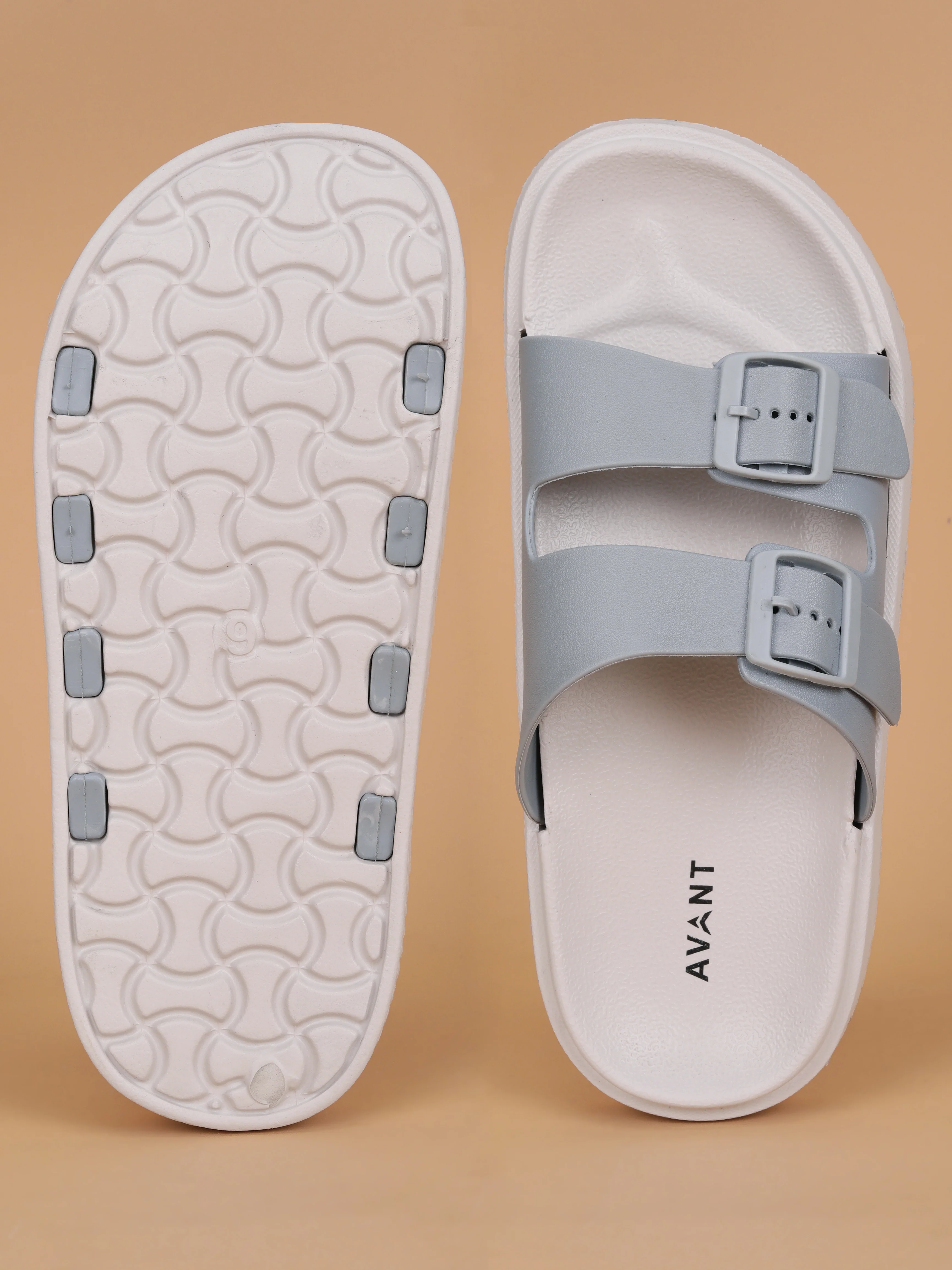 Avant Men’s Brisk Sliders - Grey - Image 4