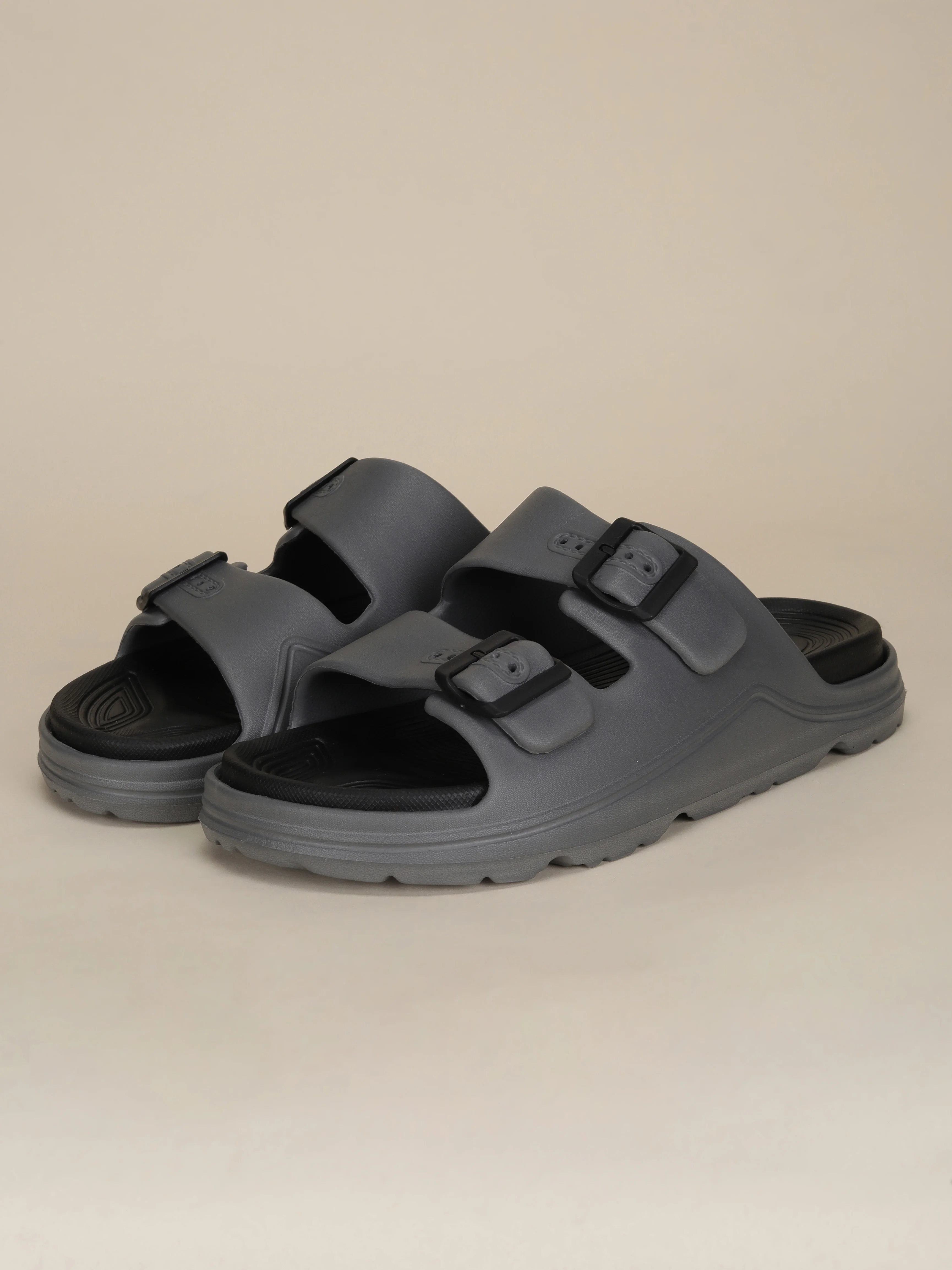 Avant Men's BuckleStride Sliders - Grey - Image 10