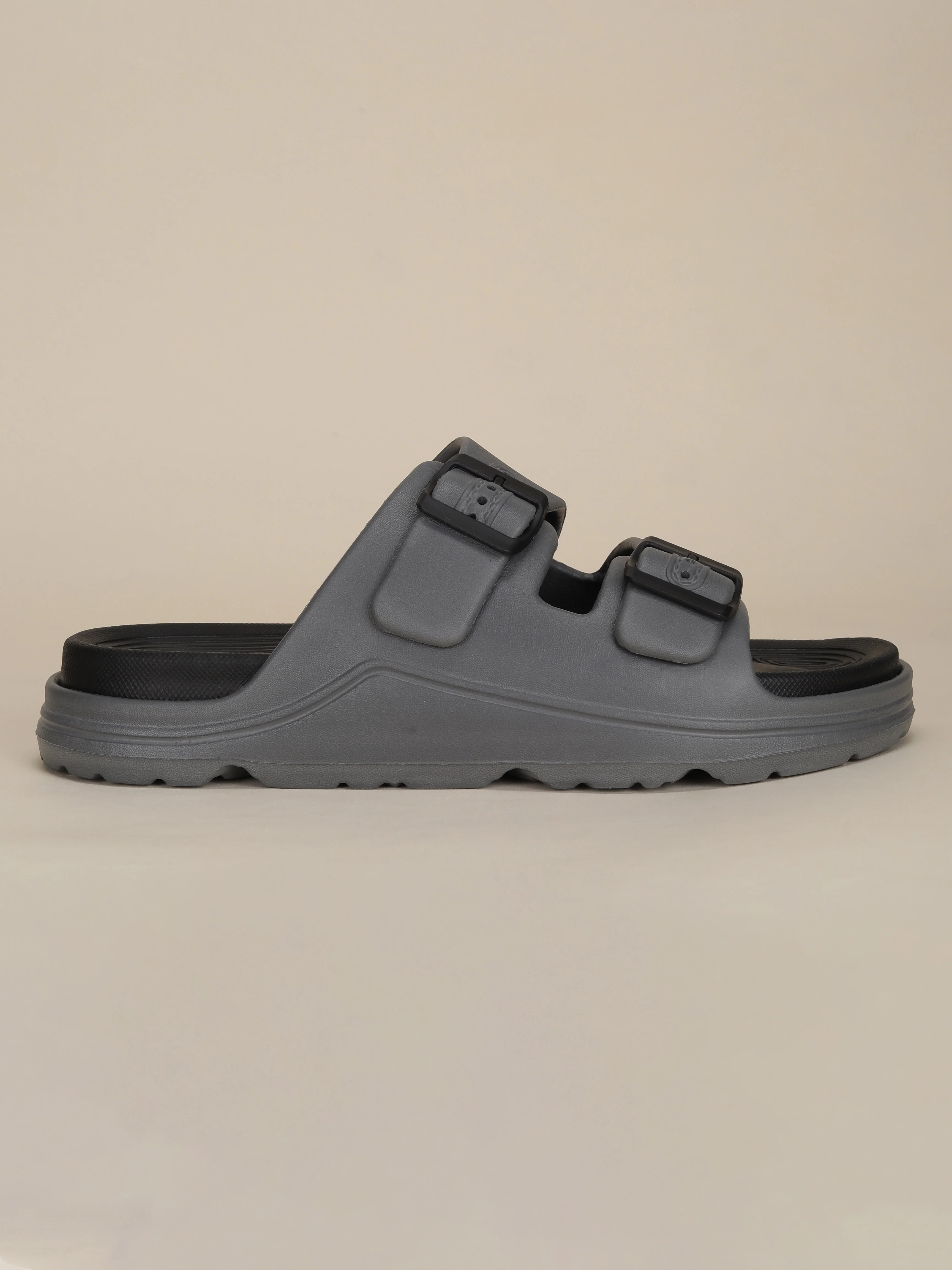Avant Men's BuckleStride Sliders - Grey - Image 3