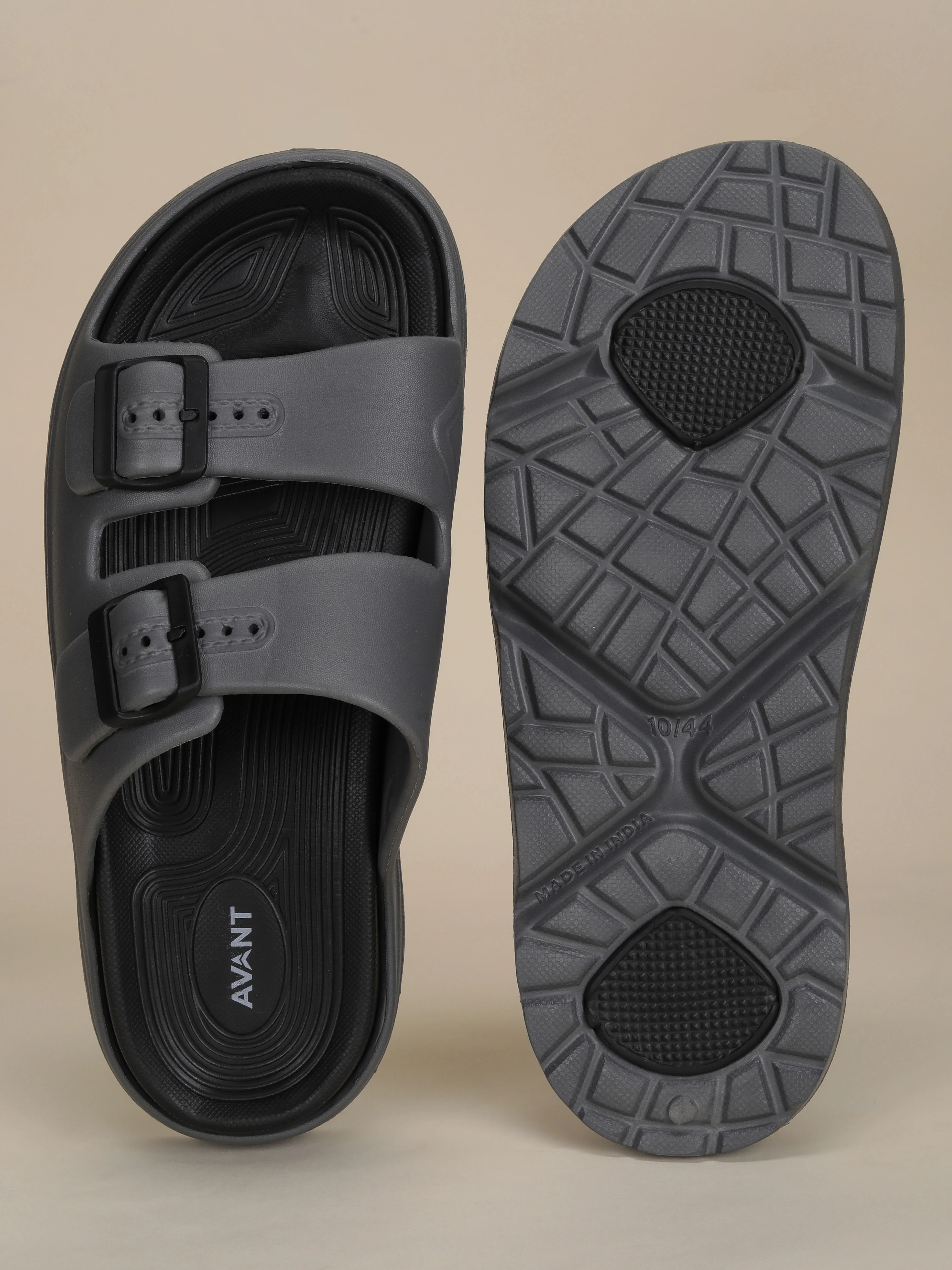 Avant Men's BuckleStride Sliders - Grey - Image 8