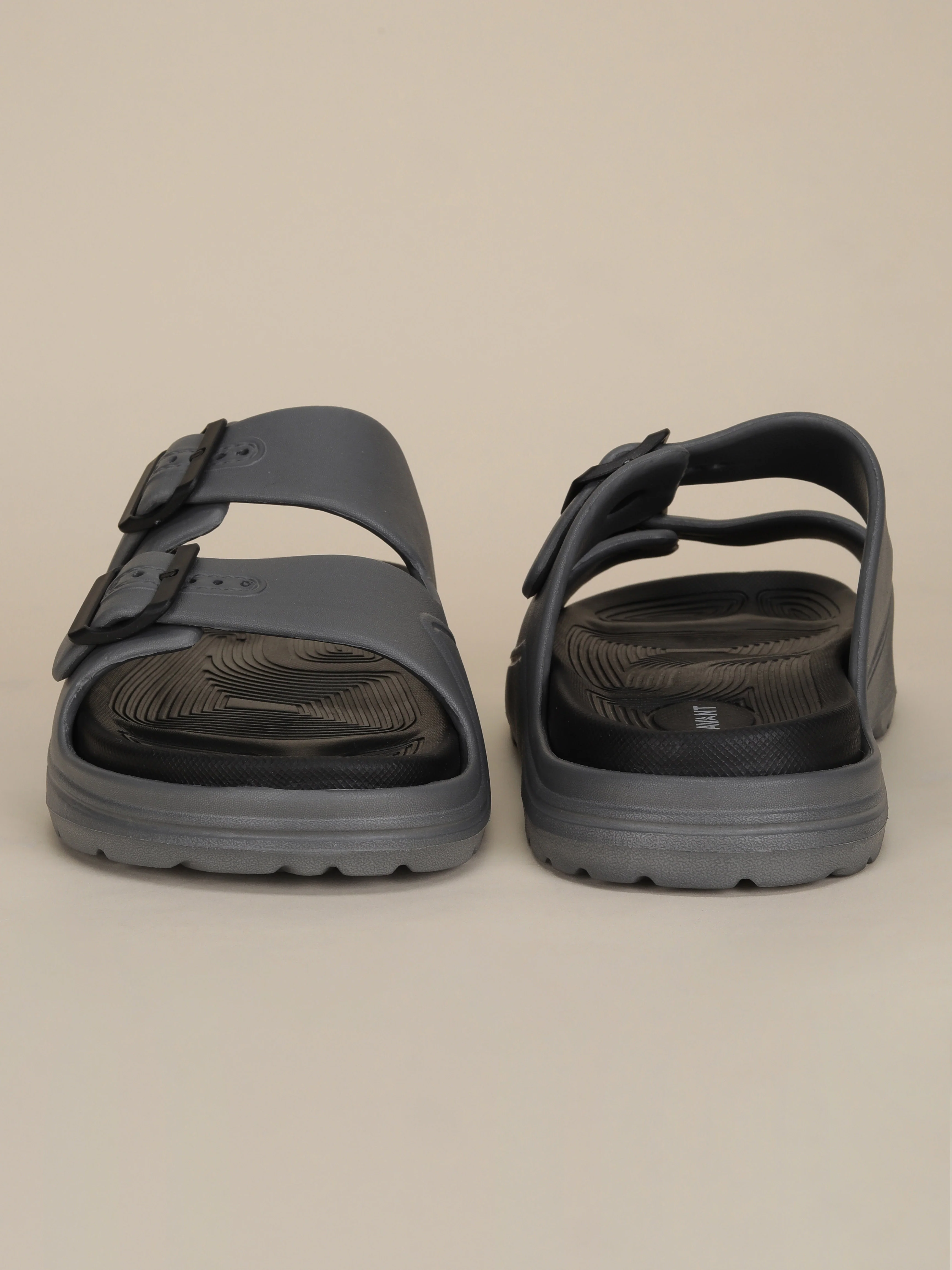Avant Men's BuckleStride Sliders - Grey - Image 9