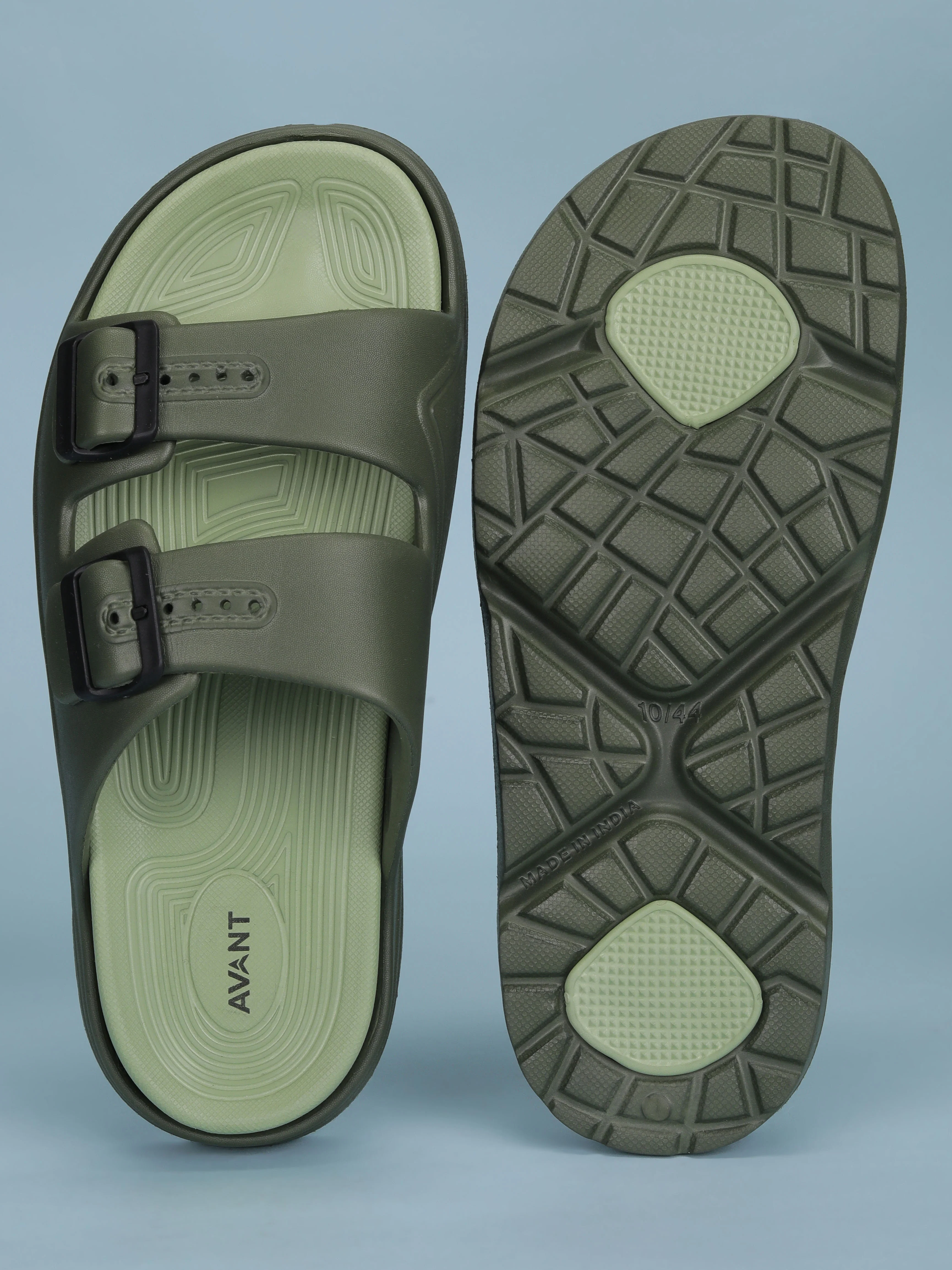 Avant Men's BuckleStride Sliders - Olive - Image 8