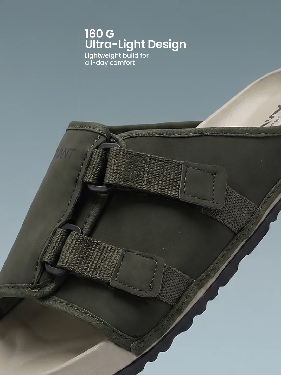 Avant Men's CalmFit Sliders - Olive/Beige - Image 6