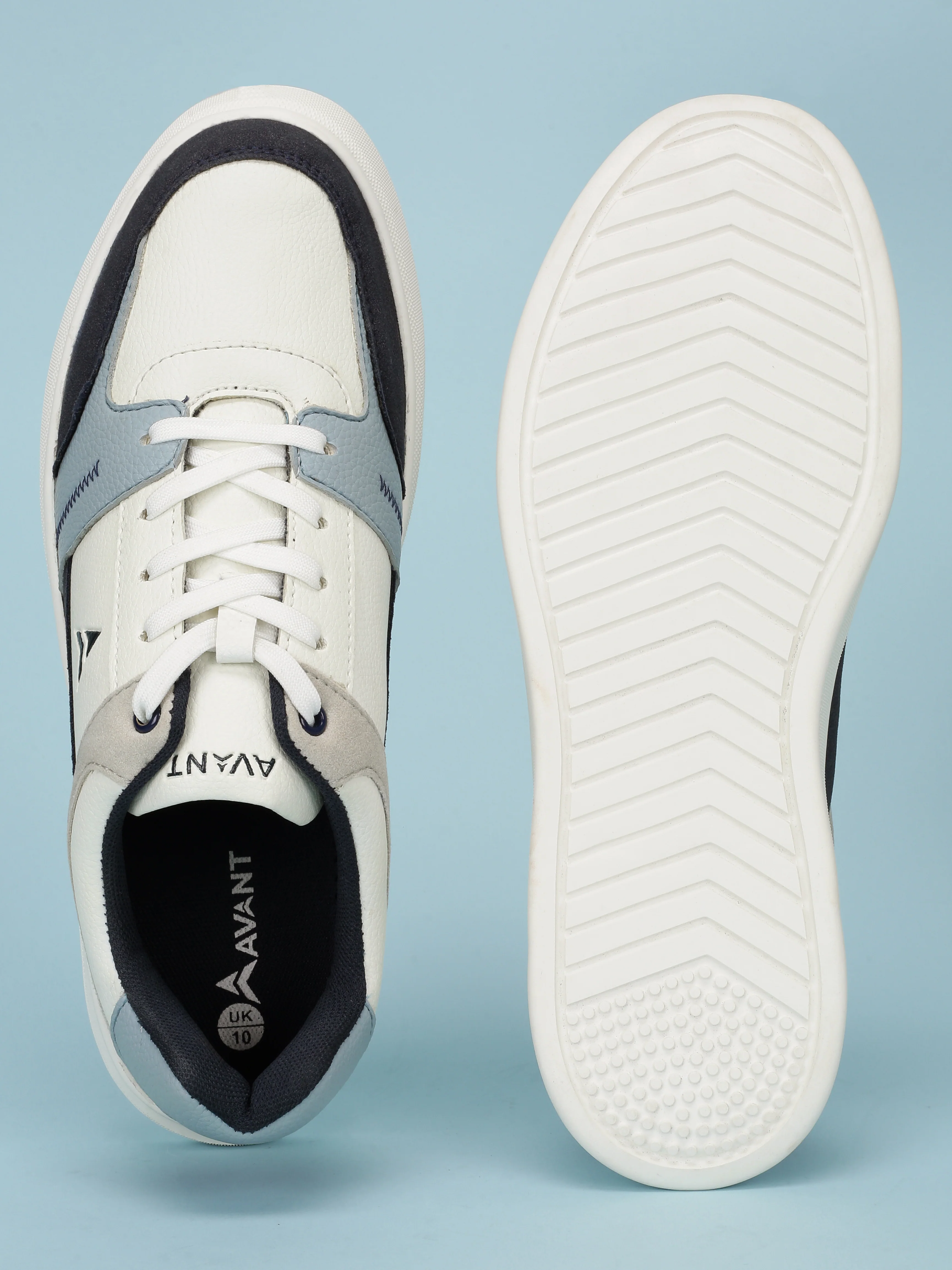 Avant Men's Cobalt Casual Sneakers - White - Image 4