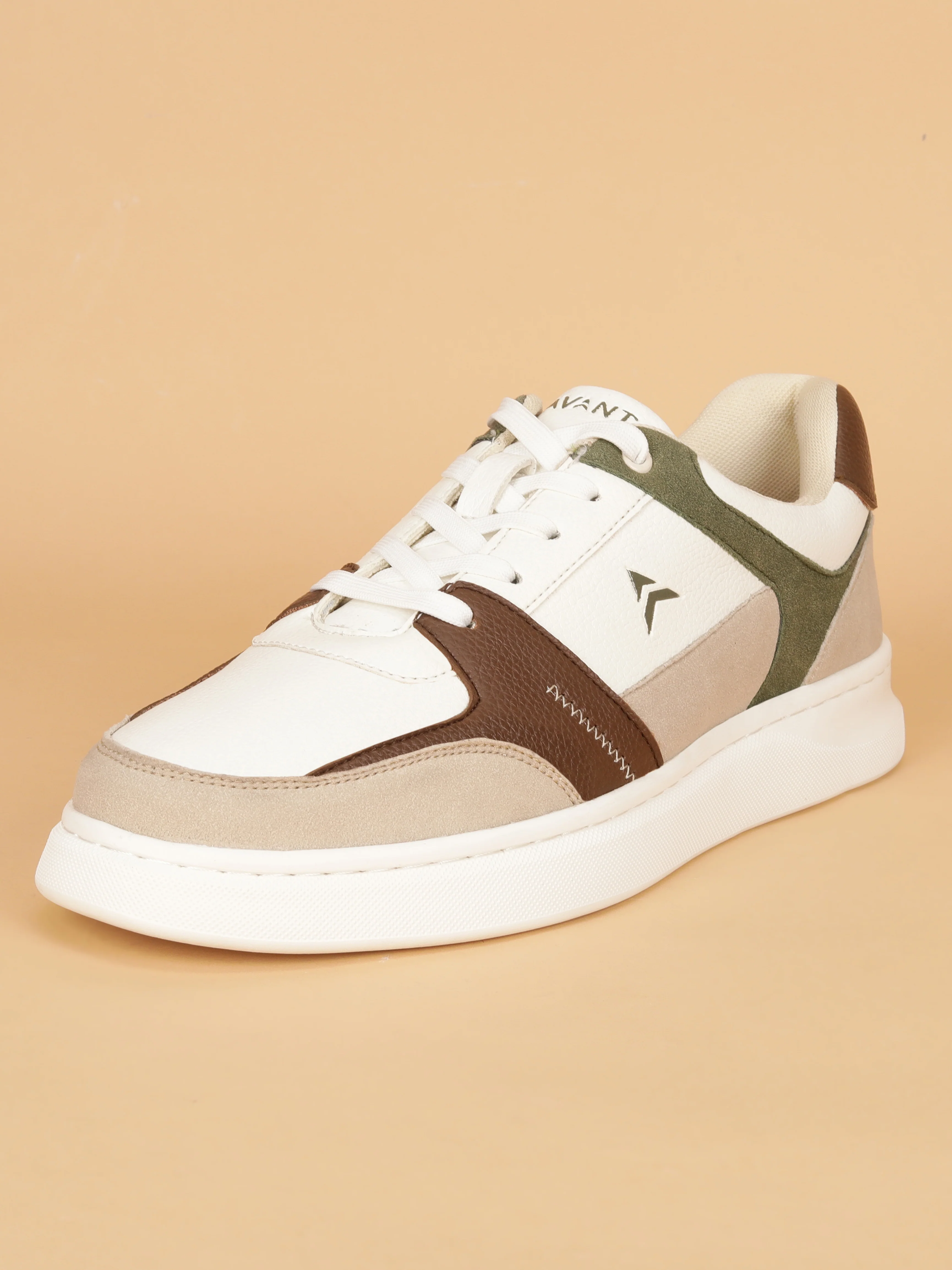 Avant Men's Cobalt Casual Sneakers - Beige - Image 3