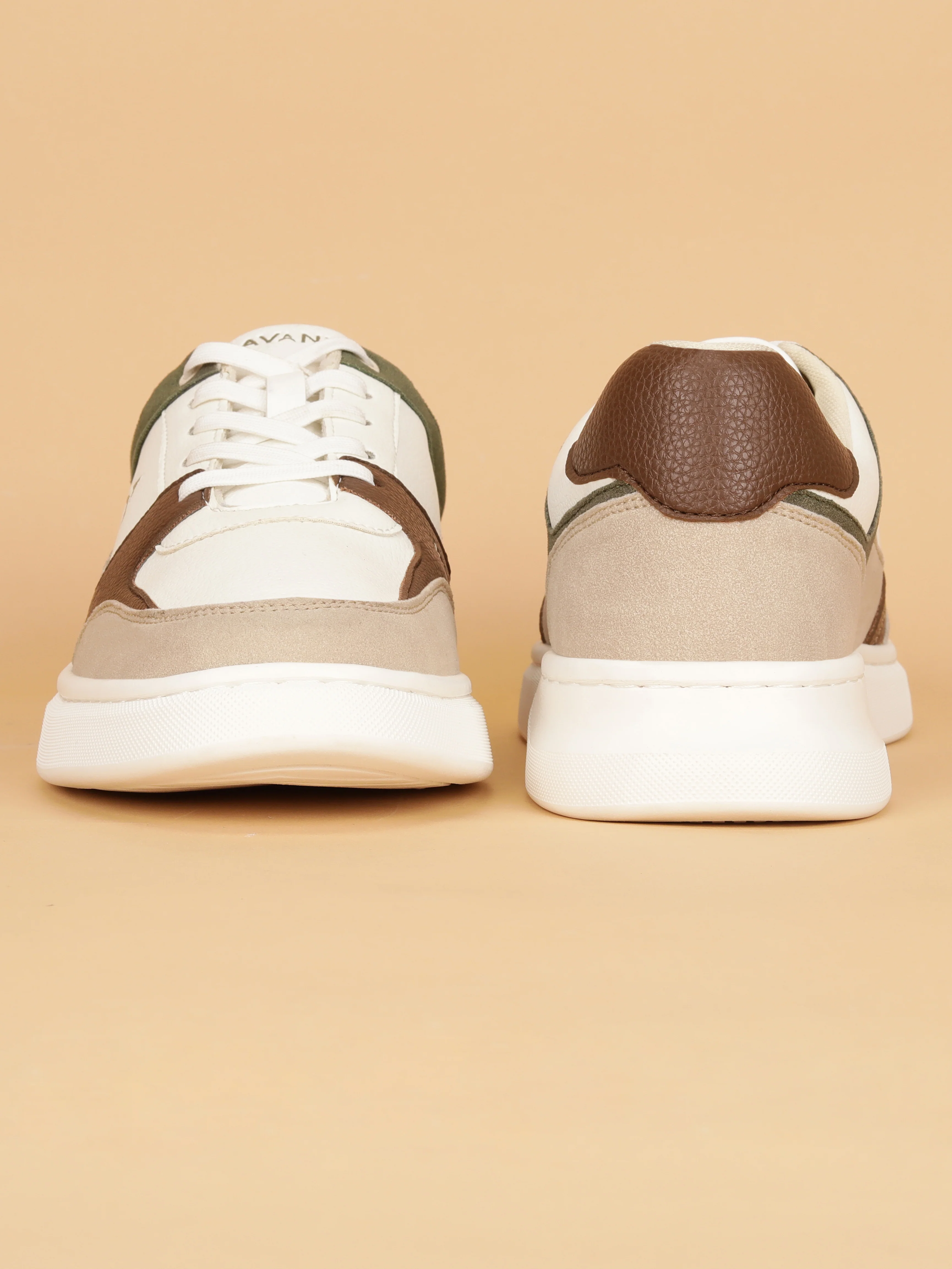 Avant Men's Cobalt Casual Sneakers - Beige - Image 5