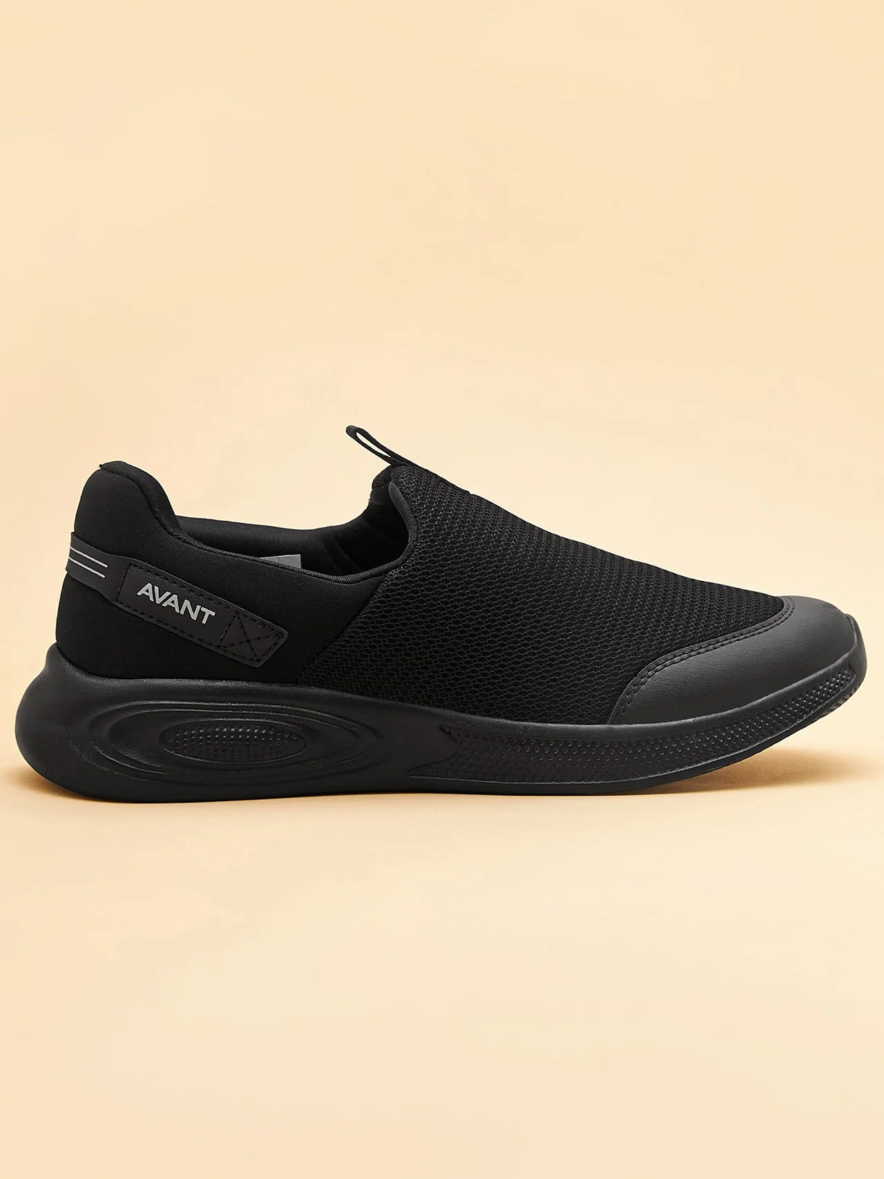 Avant Men's Comfit Slip-On Walking Shoes - Black - Image 4