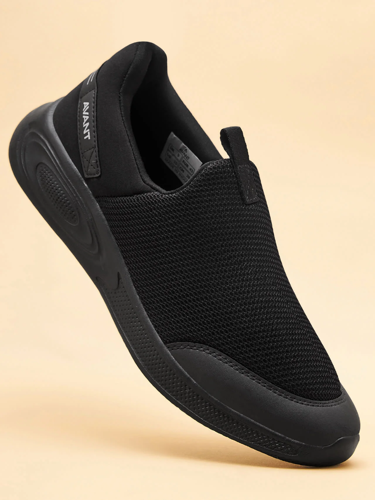 Avant Men's Comfit Slip-On Walking Shoes - Black - Image 5
