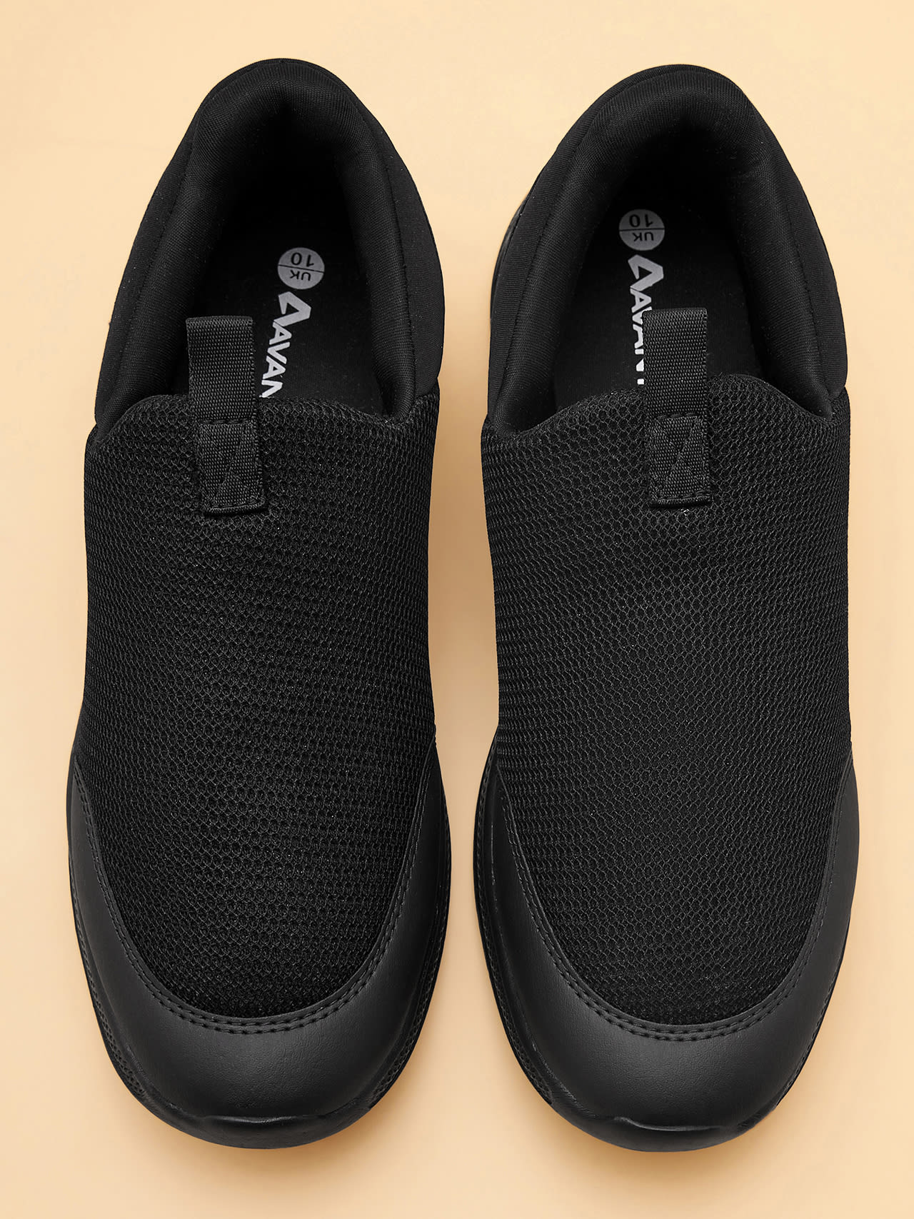 Avant Men's Comfit Slip-On Walking Shoes - Black - Image 9