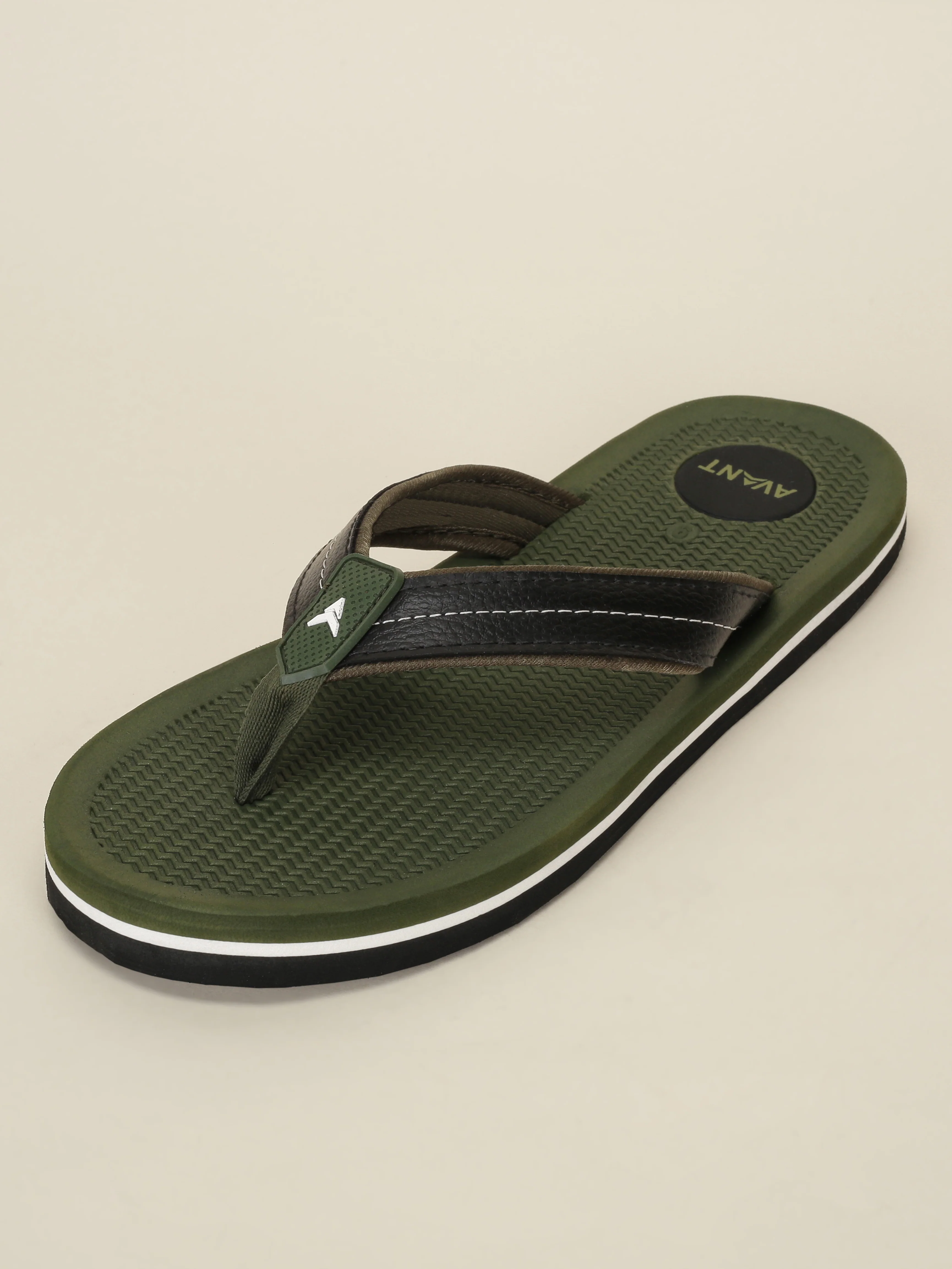 Avant Men's ComfortWalk Flip Flops - Green - Image 3