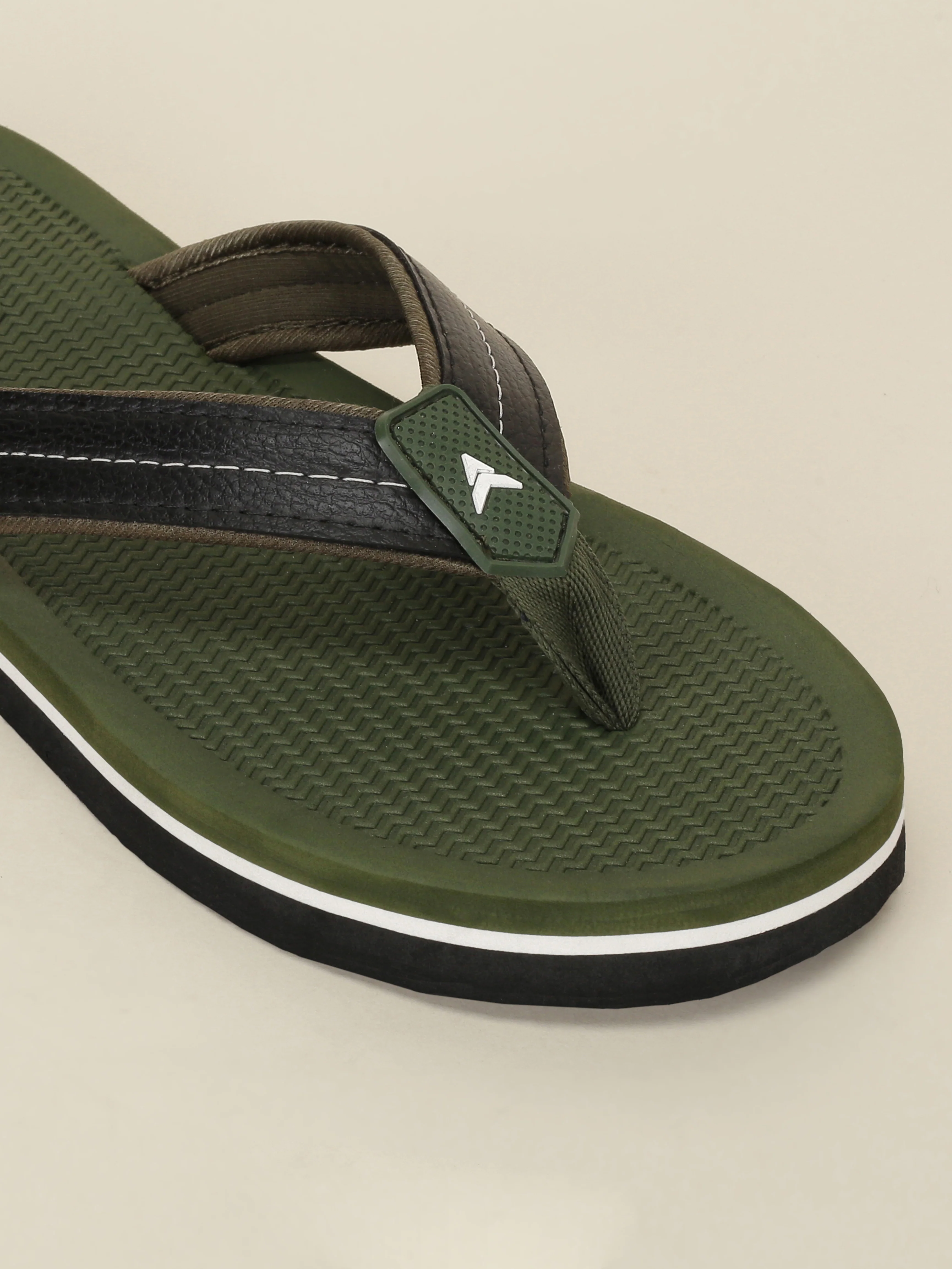 Avant Men's ComfortWalk Flip Flops - Green - Image 6
