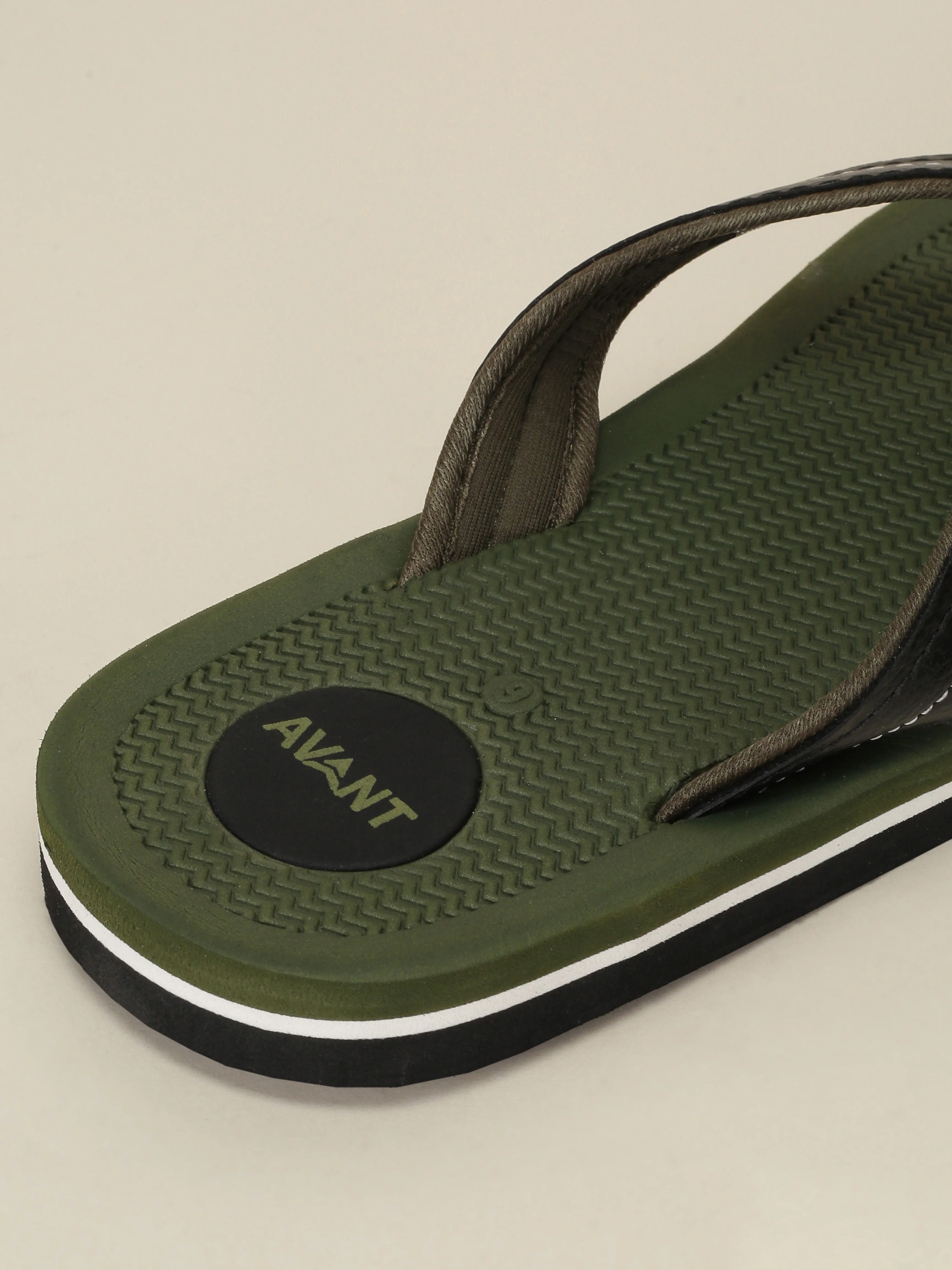 Avant Men's ComfortWalk Flip Flops - Green - Image 7