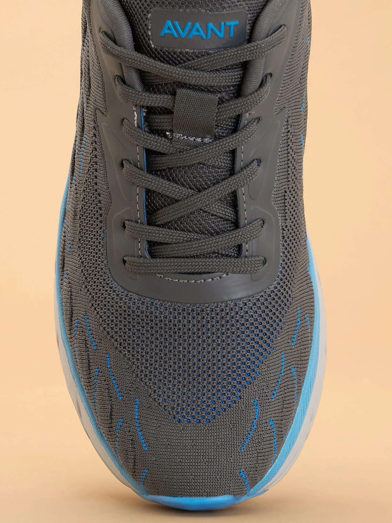 Avant Men's Cruiser Running Shoes - Grey/Blue - Image 6