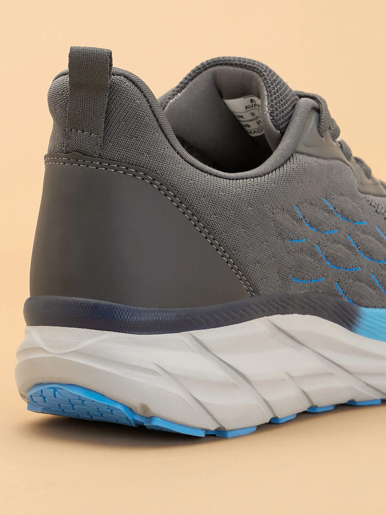 Avant Men's Cruiser Running Shoes - Grey/Blue - Image 9
