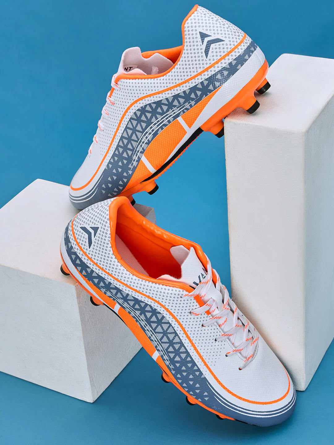 Avant Men's CruiseX Football Shoes - White/Blue - Image 3