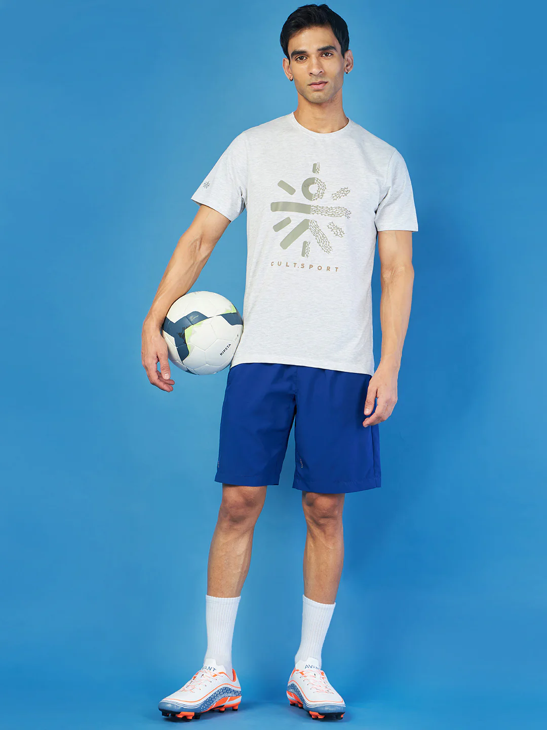 Avant Men's CruiseX Football Shoes - White/Blue - Image 6