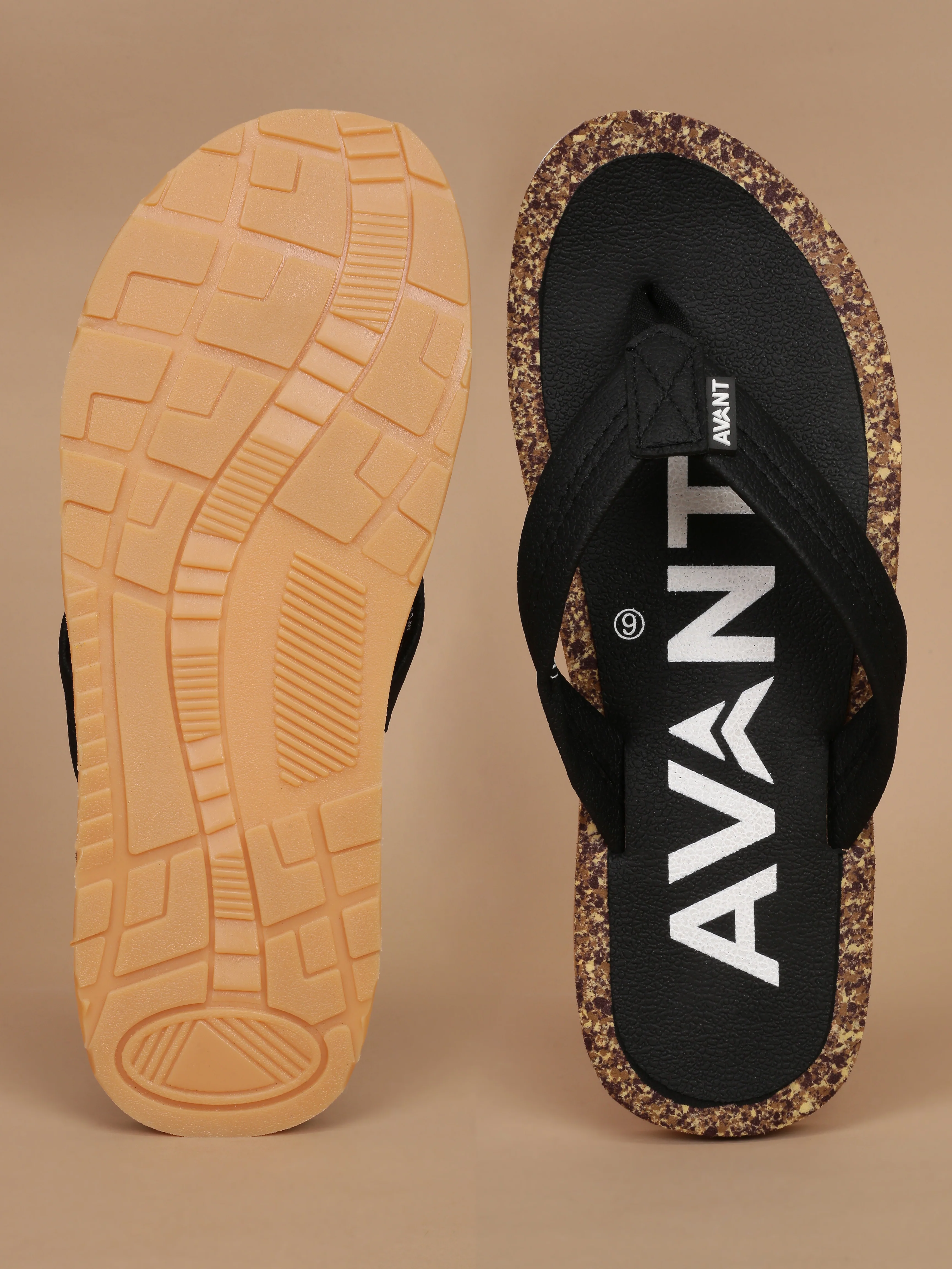 Avant Men's Crux Flip Flops - Black - Image 5