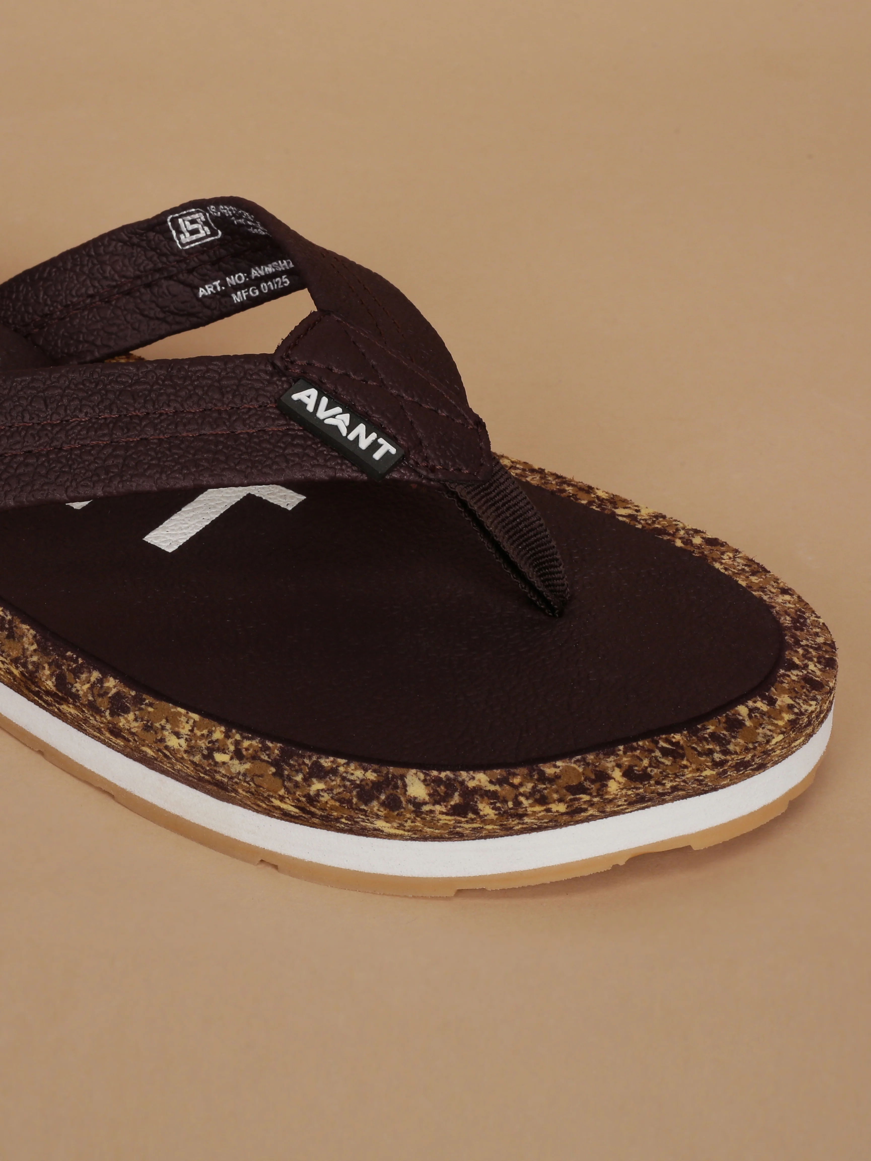 Avant Men's Crux Flip Flops - Brown - Image 5