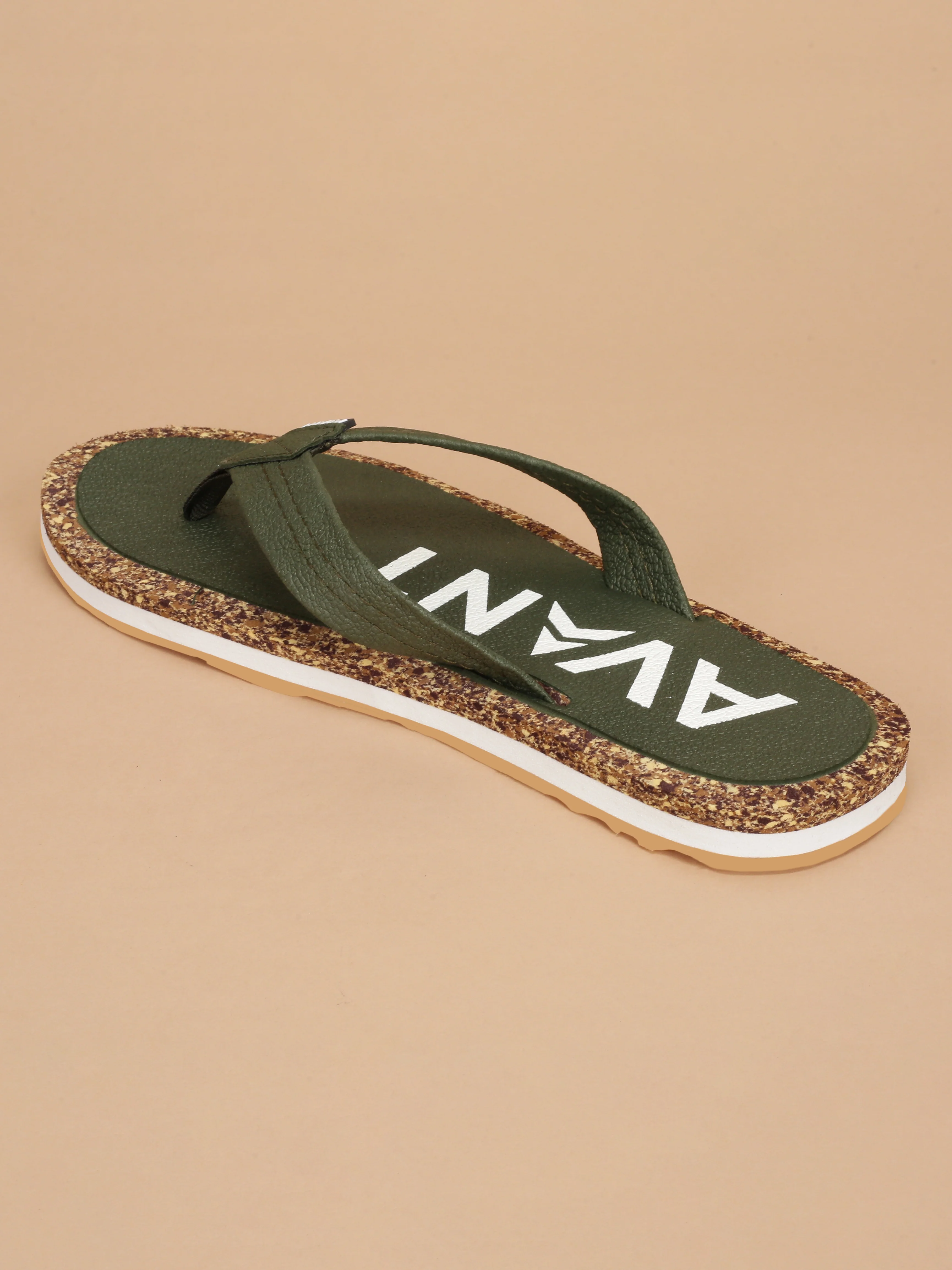 Avant Men's Crux Flip Flops - Olive - Image 7