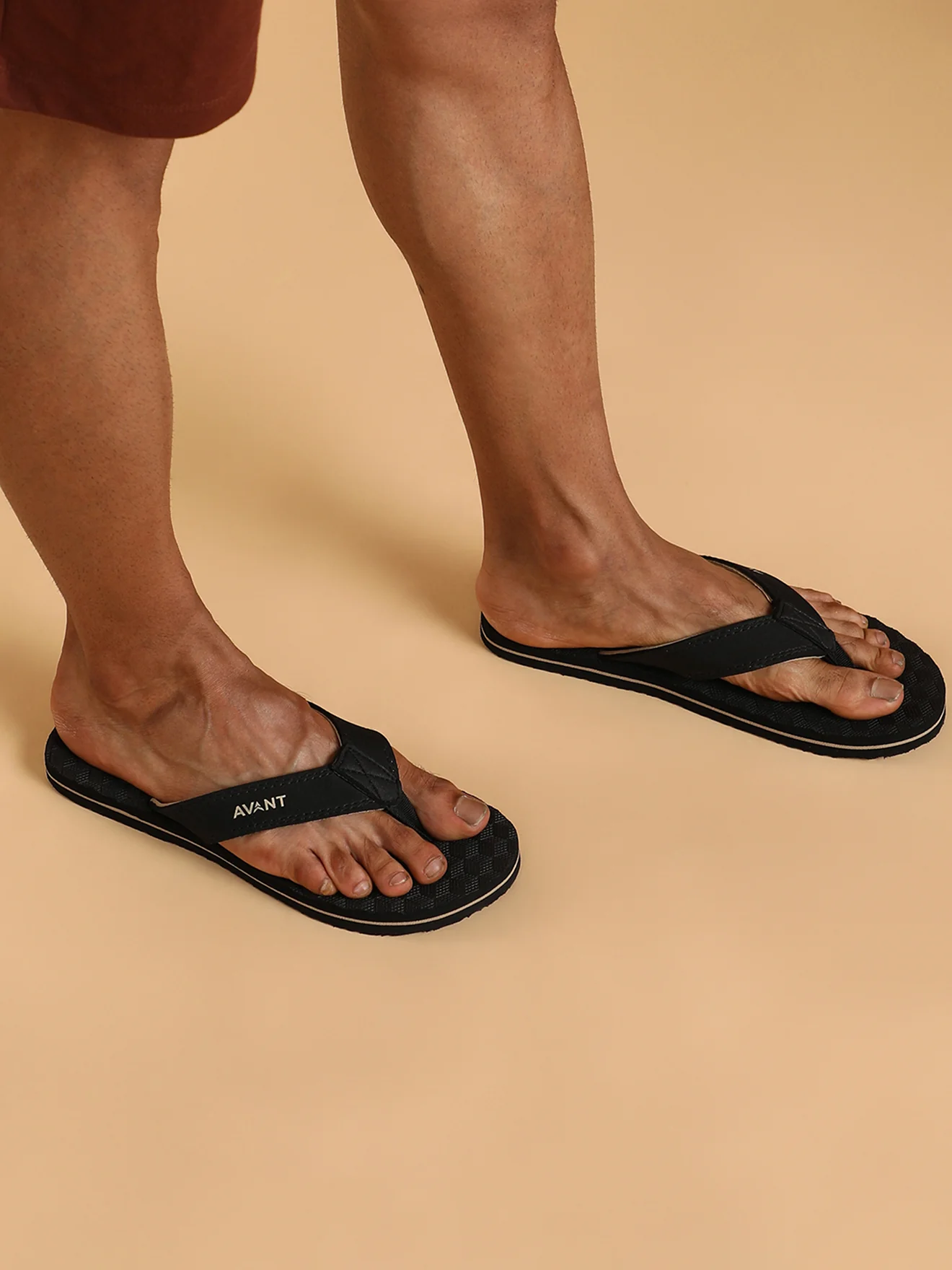 Avant Men's Cube Flip Flops - Black - Image 6