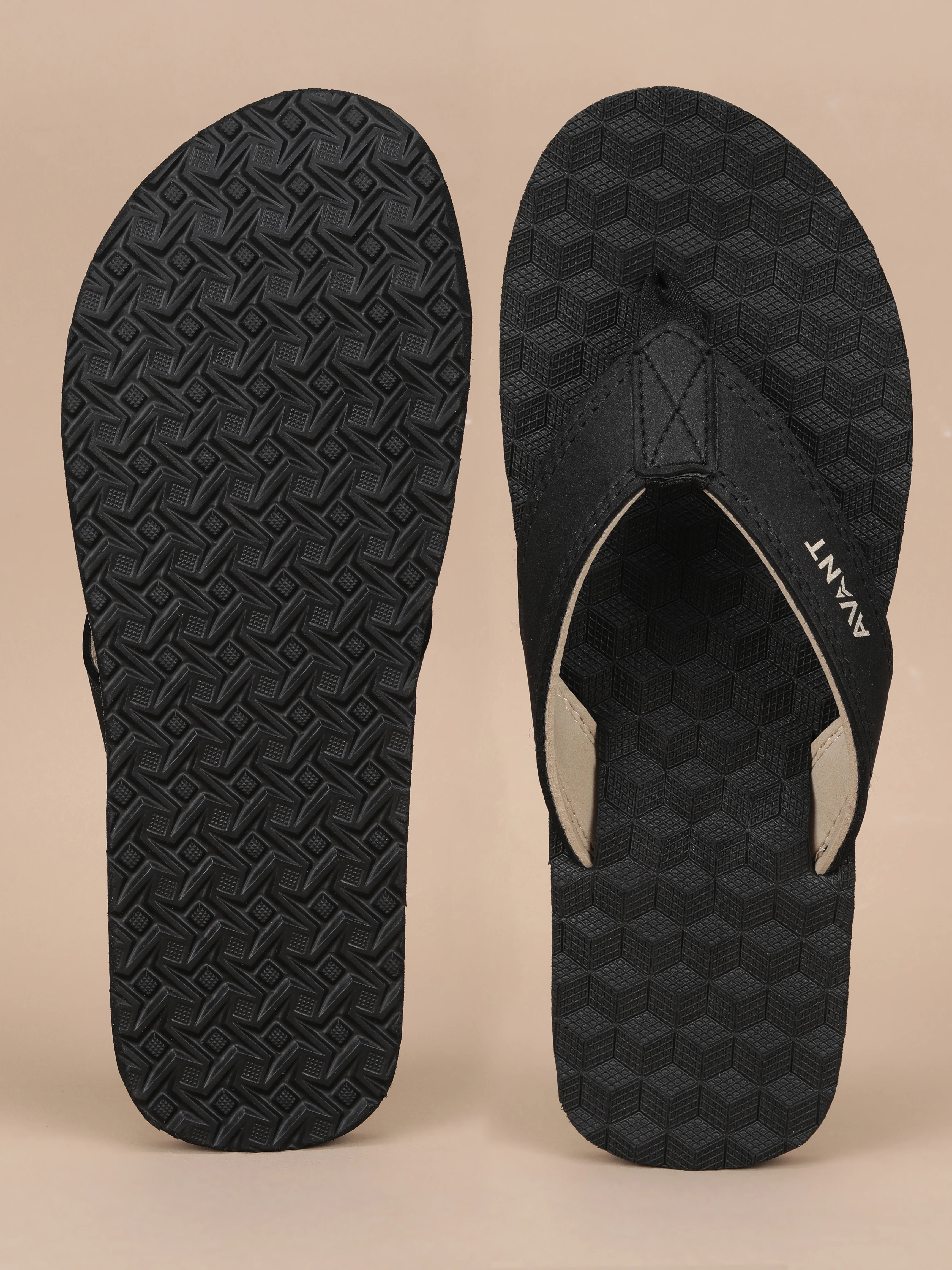 Avant Men's Cube Flip Flops - Black - Image 7