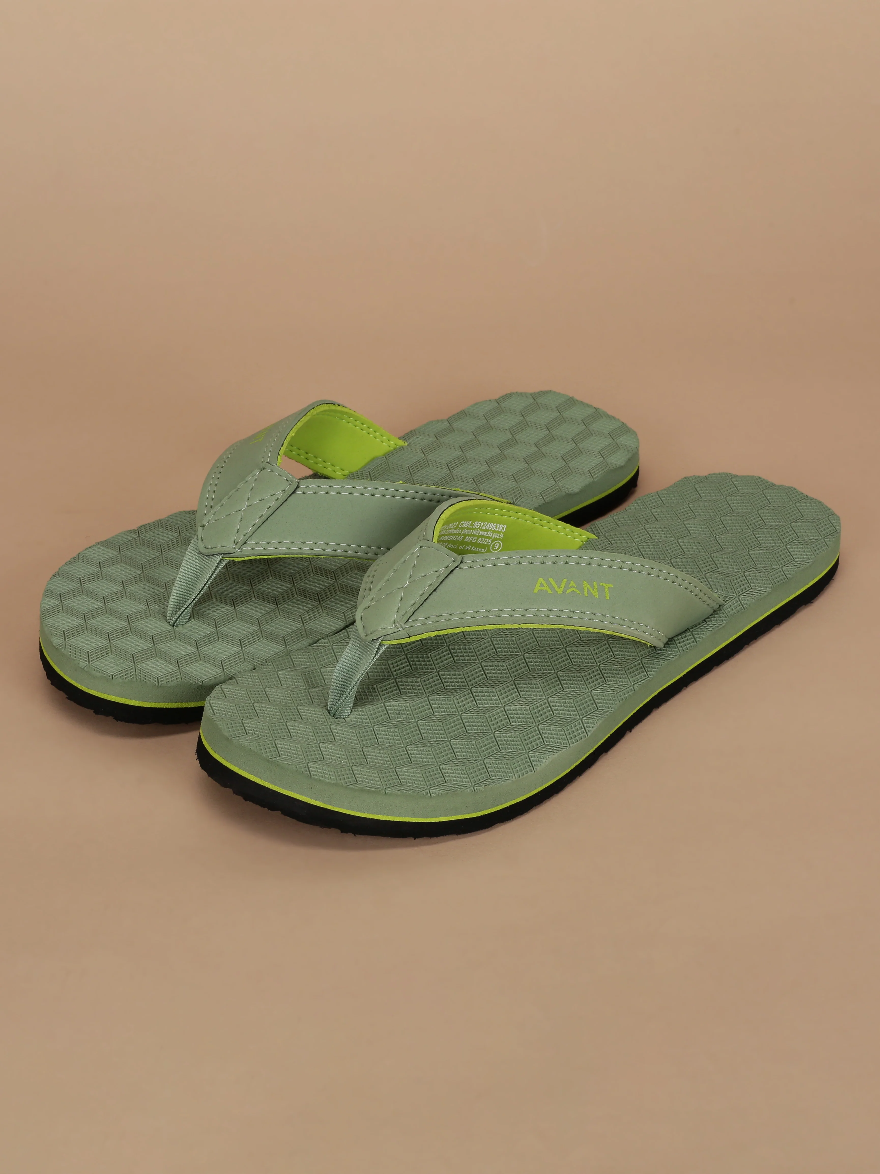 Avant Men's Cube Flip Flops - Pista - Image 9