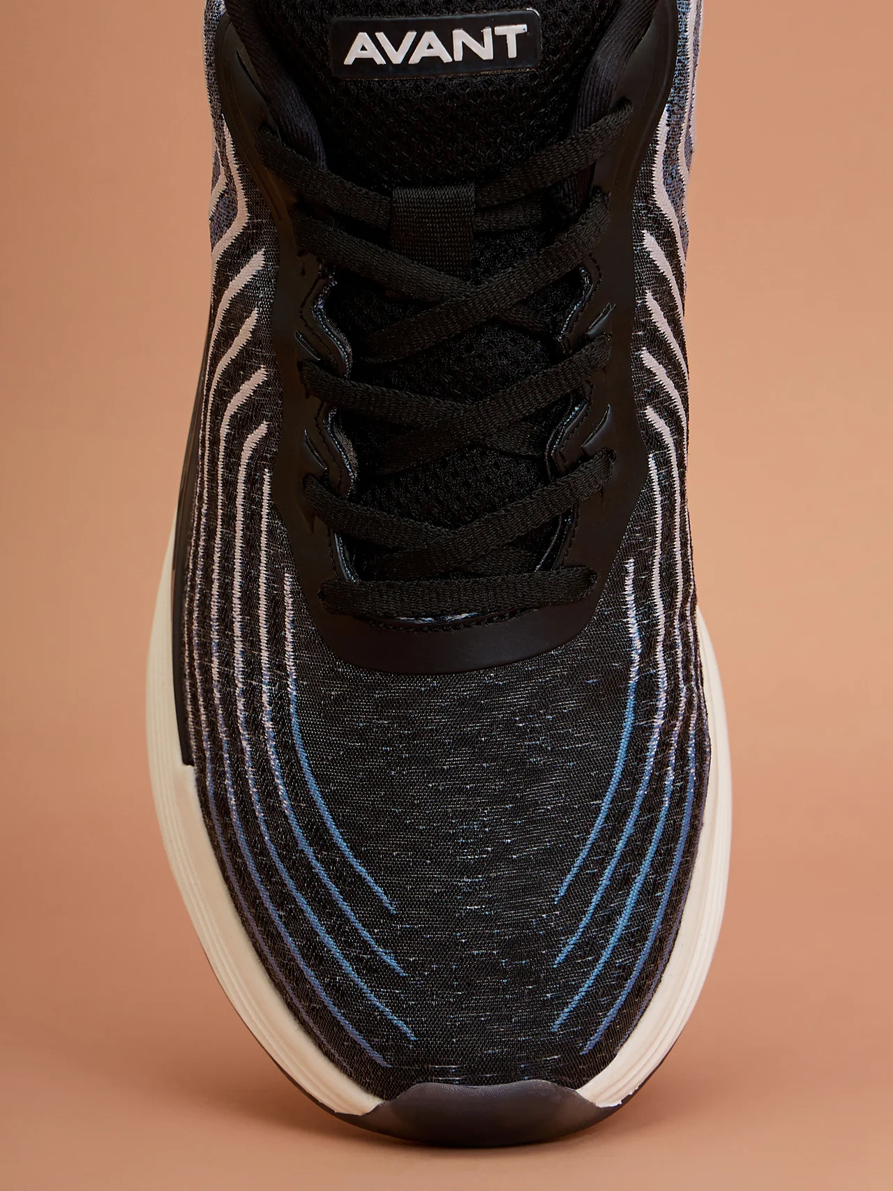 Avant Men's Cyclone Running Shoes - Black/Navy Blue - Image 6
