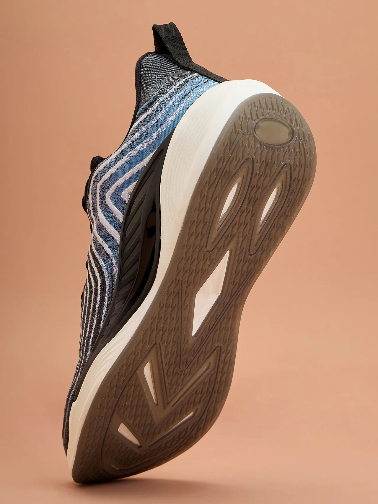 Avant Men's Cyclone Running Shoes - Black/Navy Blue - Image 8