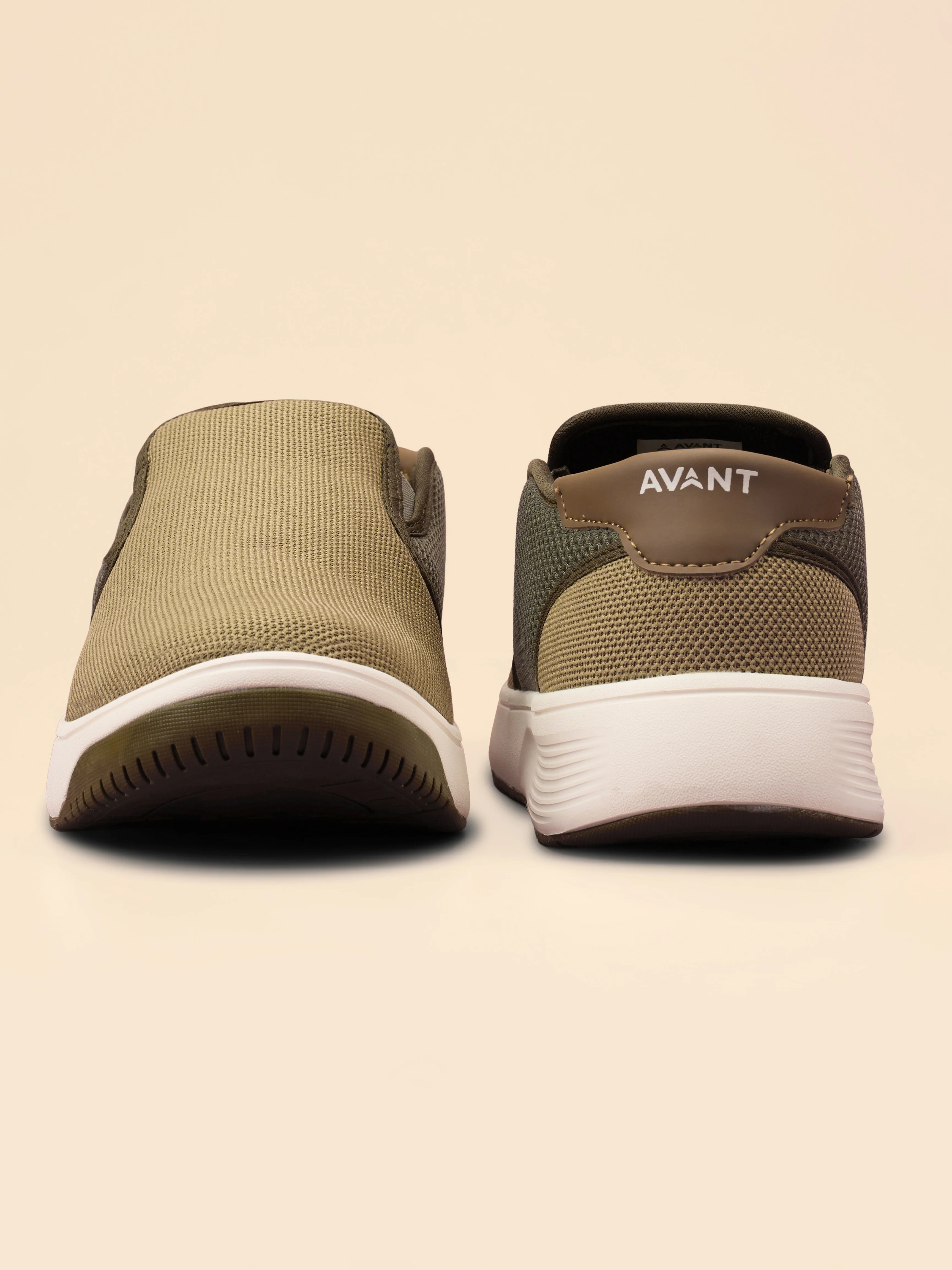 Avant Men's DailyStride Slip-On Walking Shoes - Olive - Image 10