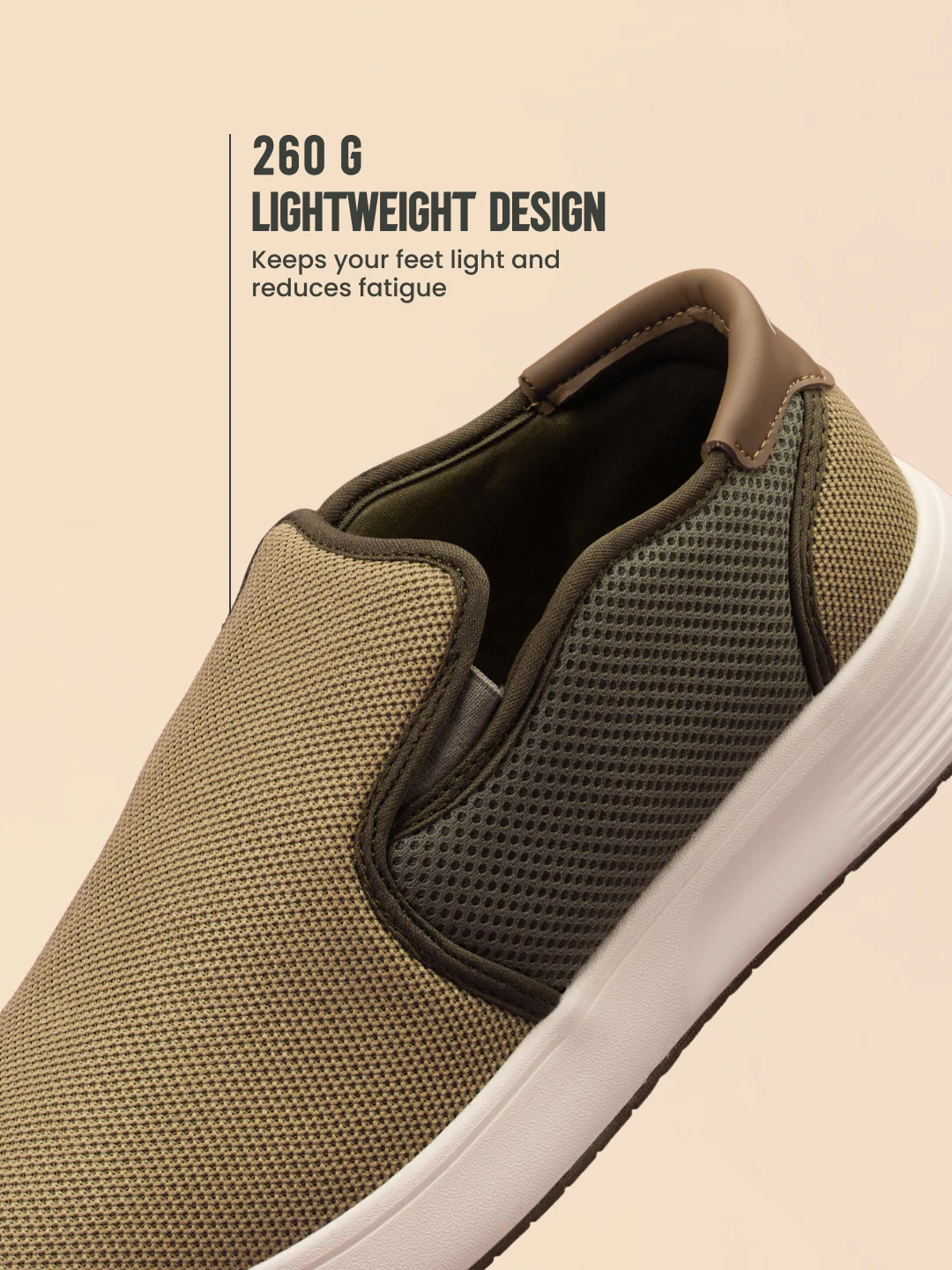 Avant Men's DailyStride Slip-On Walking Shoes - Olive - Image 6