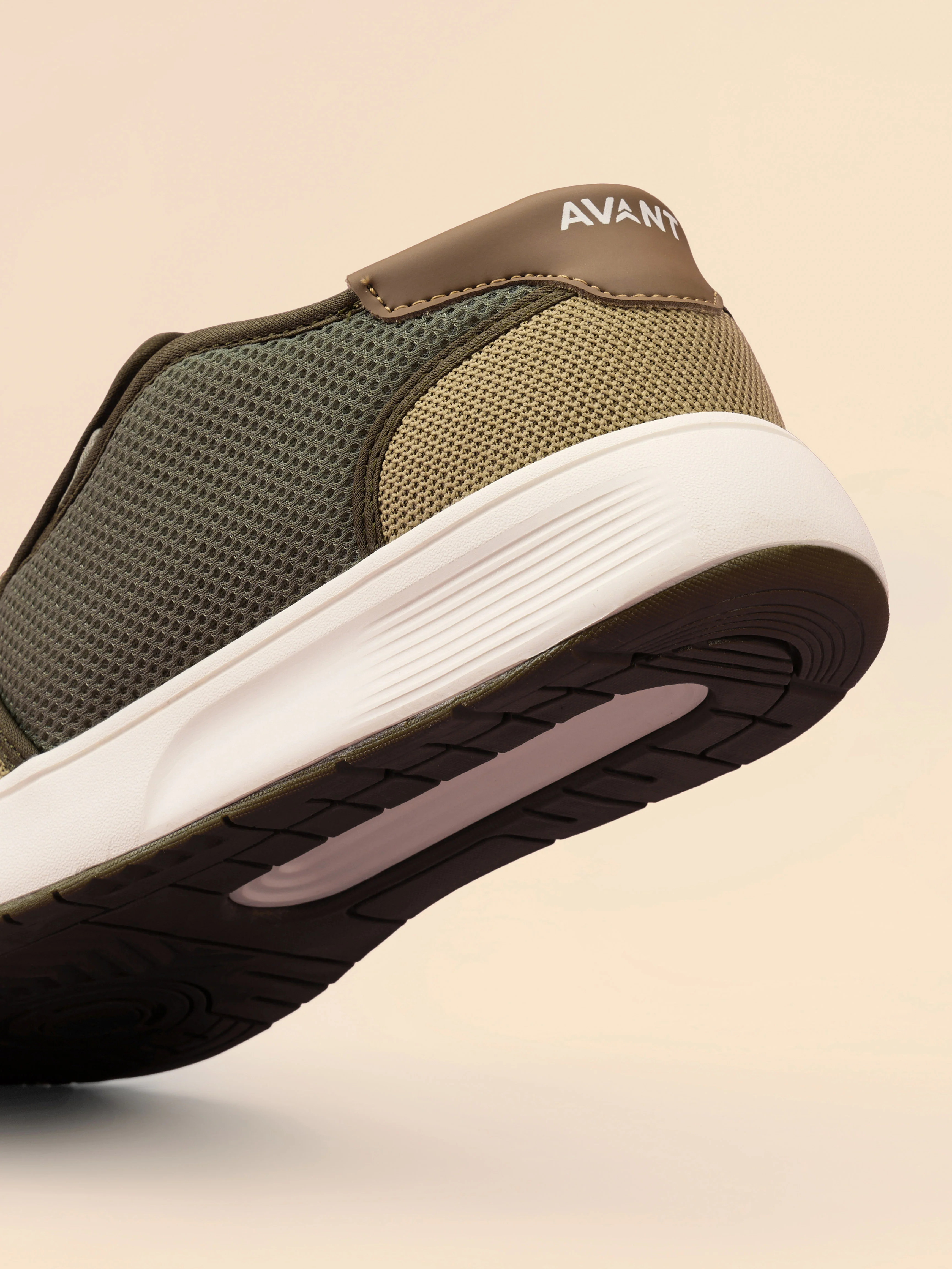 Avant Men's DailyStride Slip-On Walking Shoes - Olive - Image 8