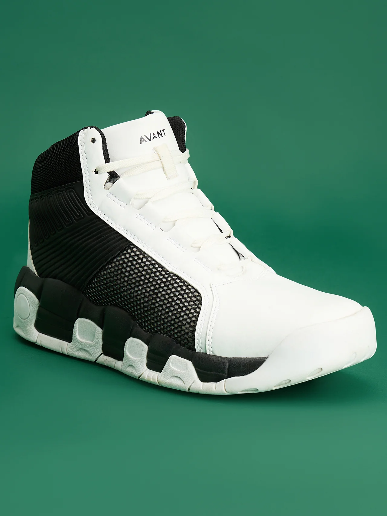 Avant Men's Dallas Sneaker Shoes - White/Black - Image 3