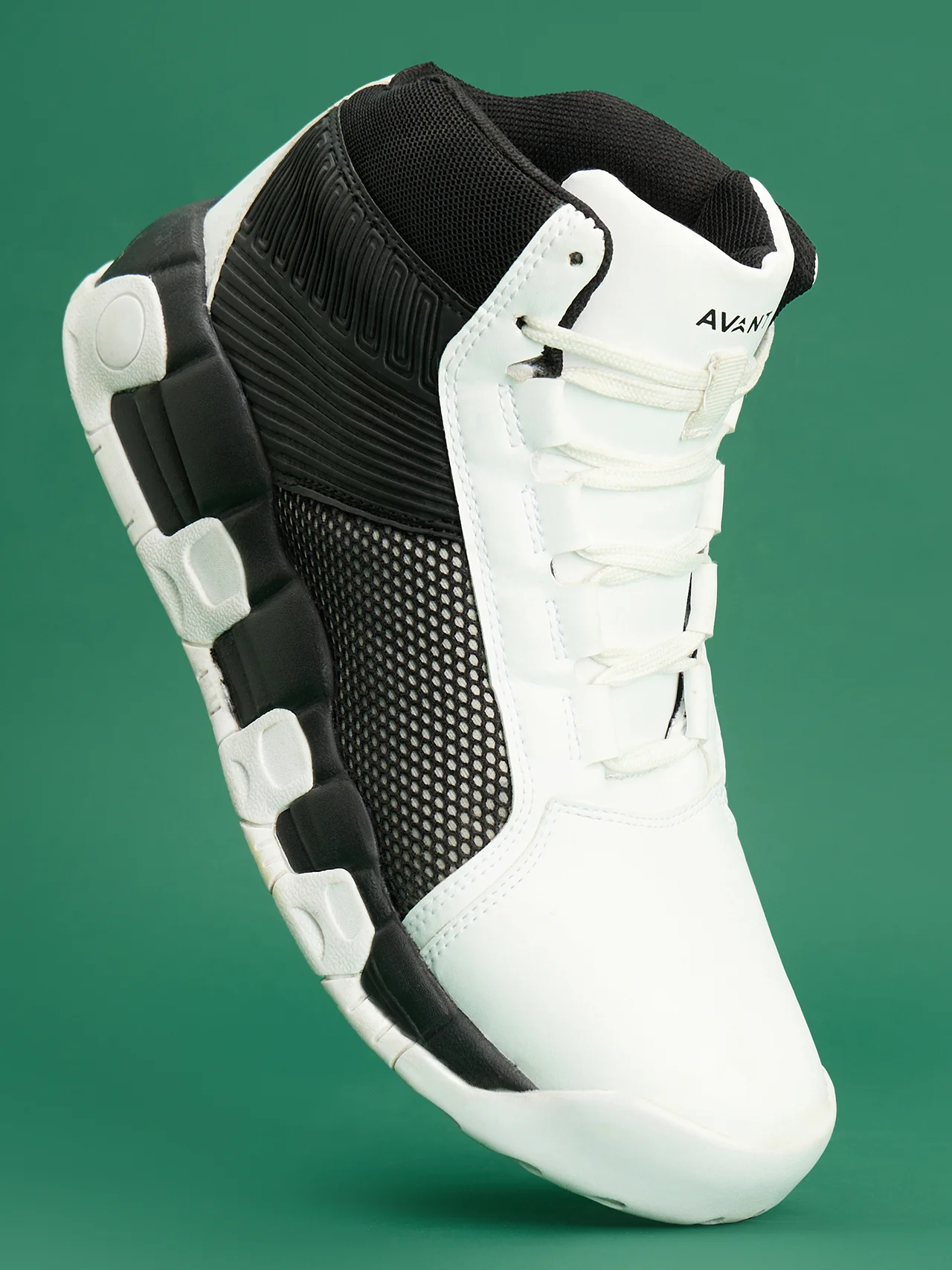 Avant Men's Dallas Sneaker Shoes - White/Black - Image 5