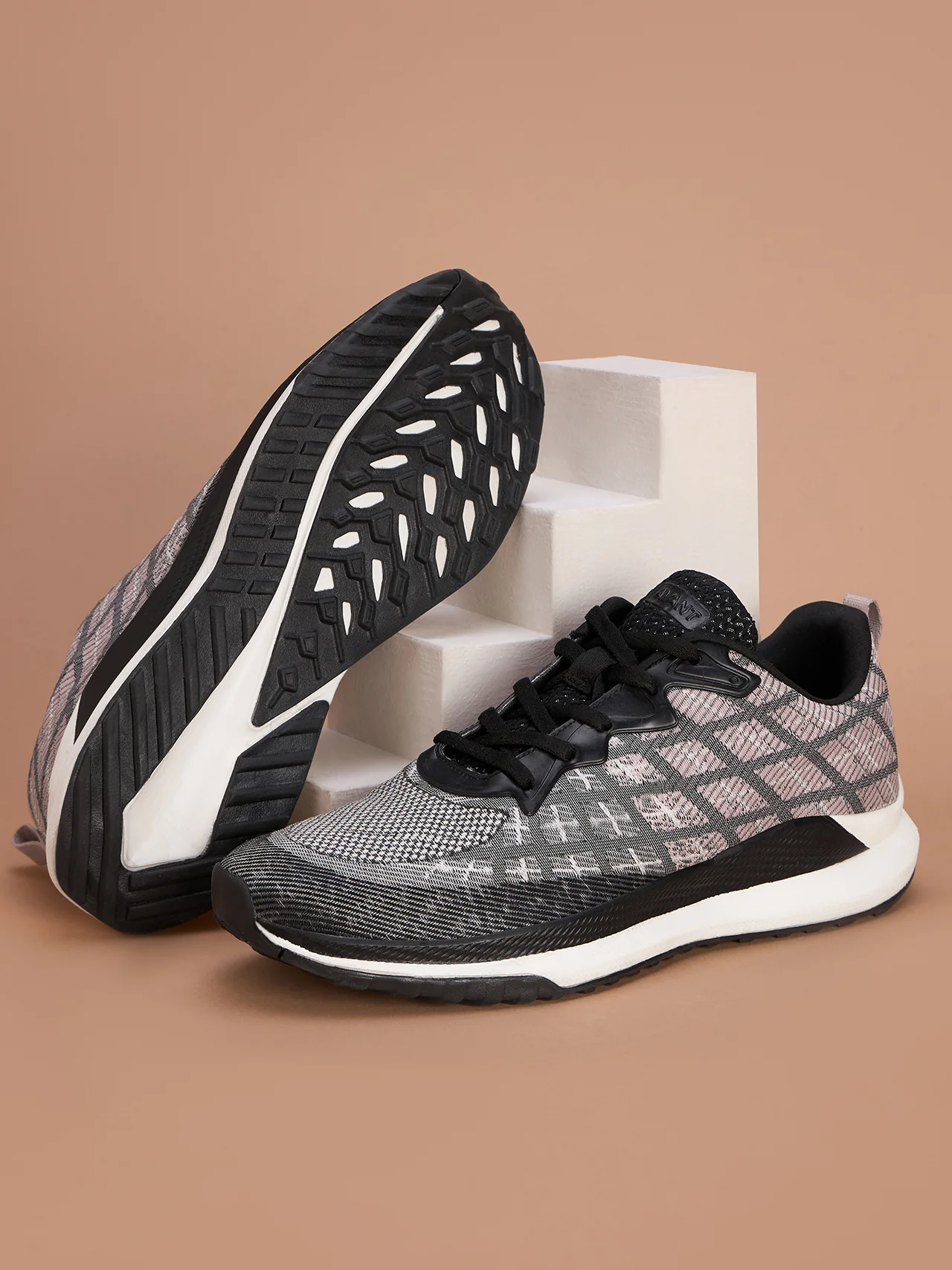 Avant Men's DriftX Running Shoes - Grey/Peach - Image 10