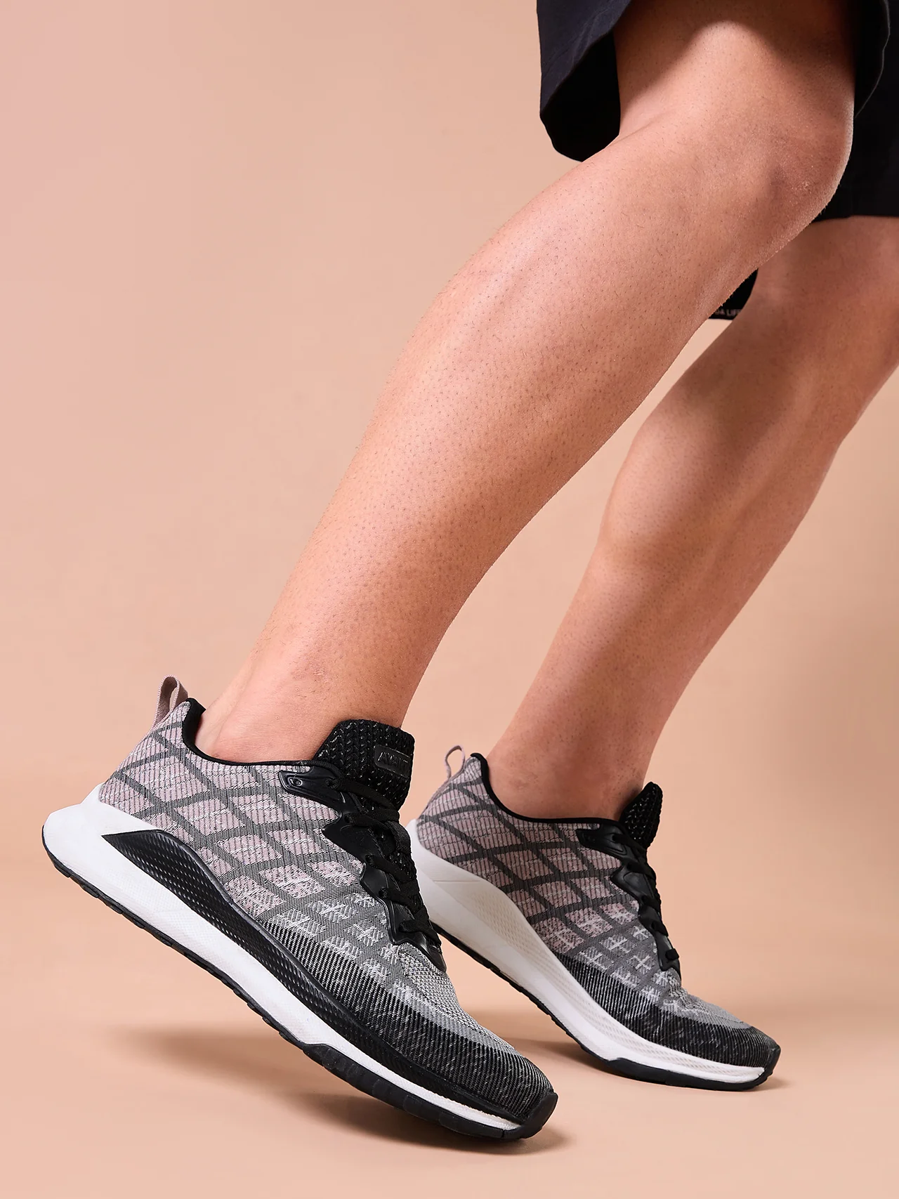 Avant Men's DriftX Running Shoes - Grey/Peach - Image 2