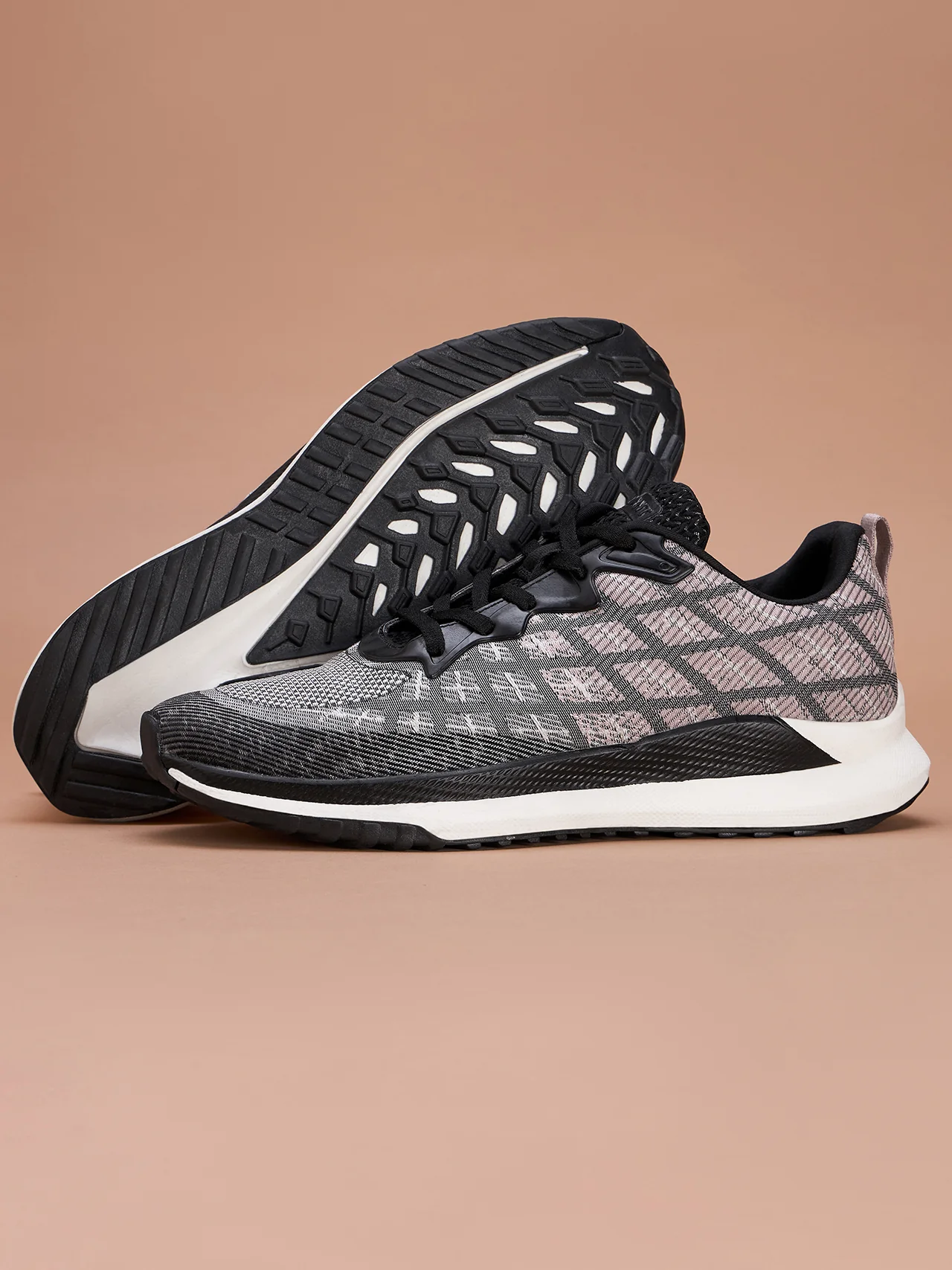 Avant Men's DriftX Running Shoes - Grey/Peach - Image 6