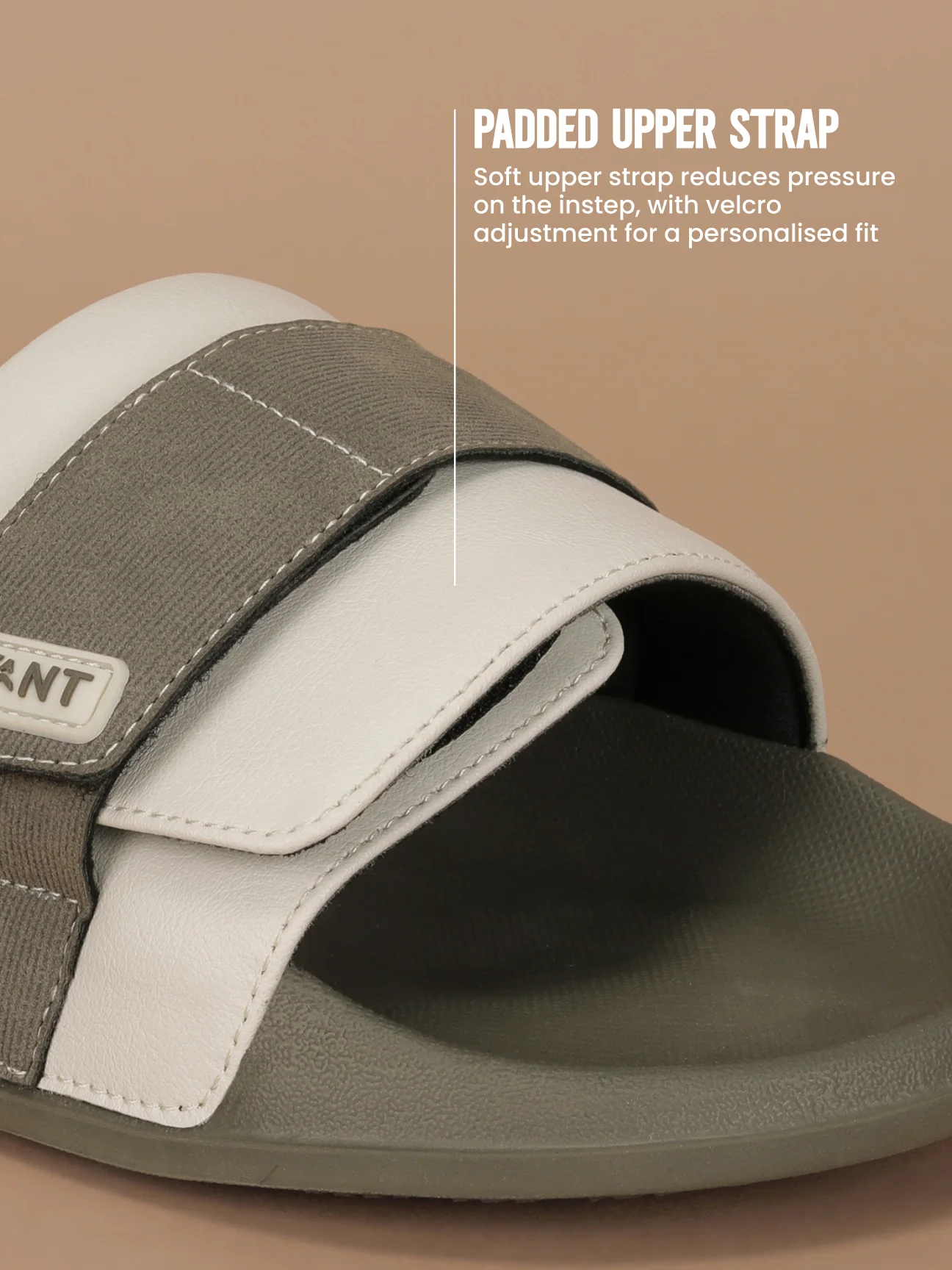 Avant Men's EasyTread Sliders - Beige - Image 5