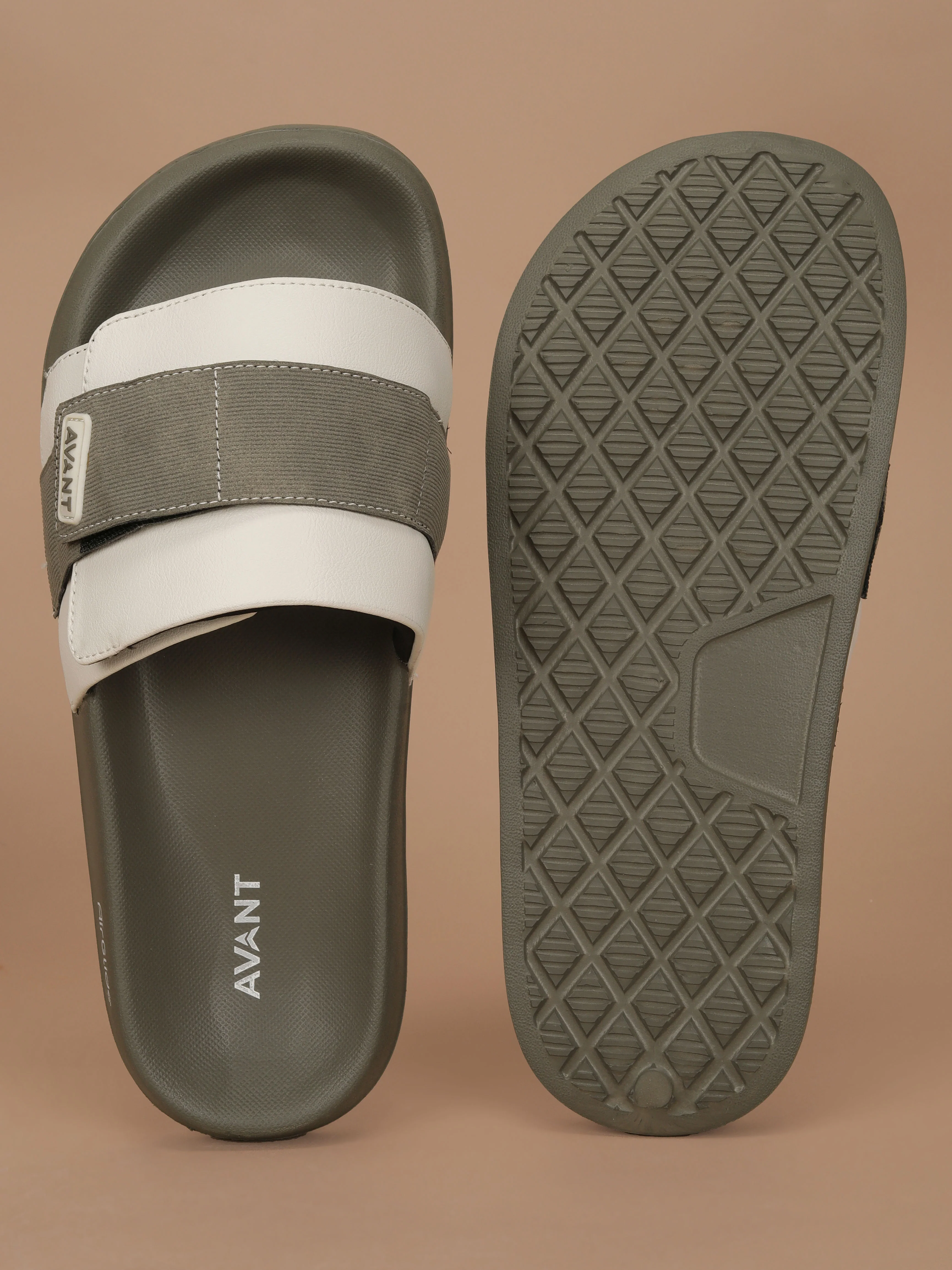 Avant Men's EasyTread Sliders - Beige - Image 8